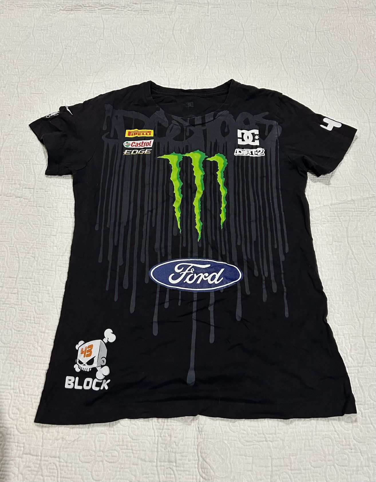 DC × Ford × Vintage Black and green monster energy ford racing t-shirt Size US S / EU 44-46 / 1 - 1 Thumbnail