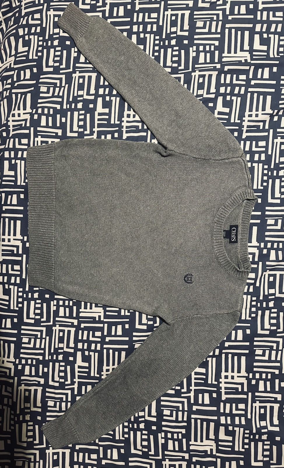 Chaps Ralph Lauren × Vintage VINTAGE Ralph Lauren Chaps Knit royal grey jumper Size US M / EU 48-50 / 2 - 4 Thumbnail