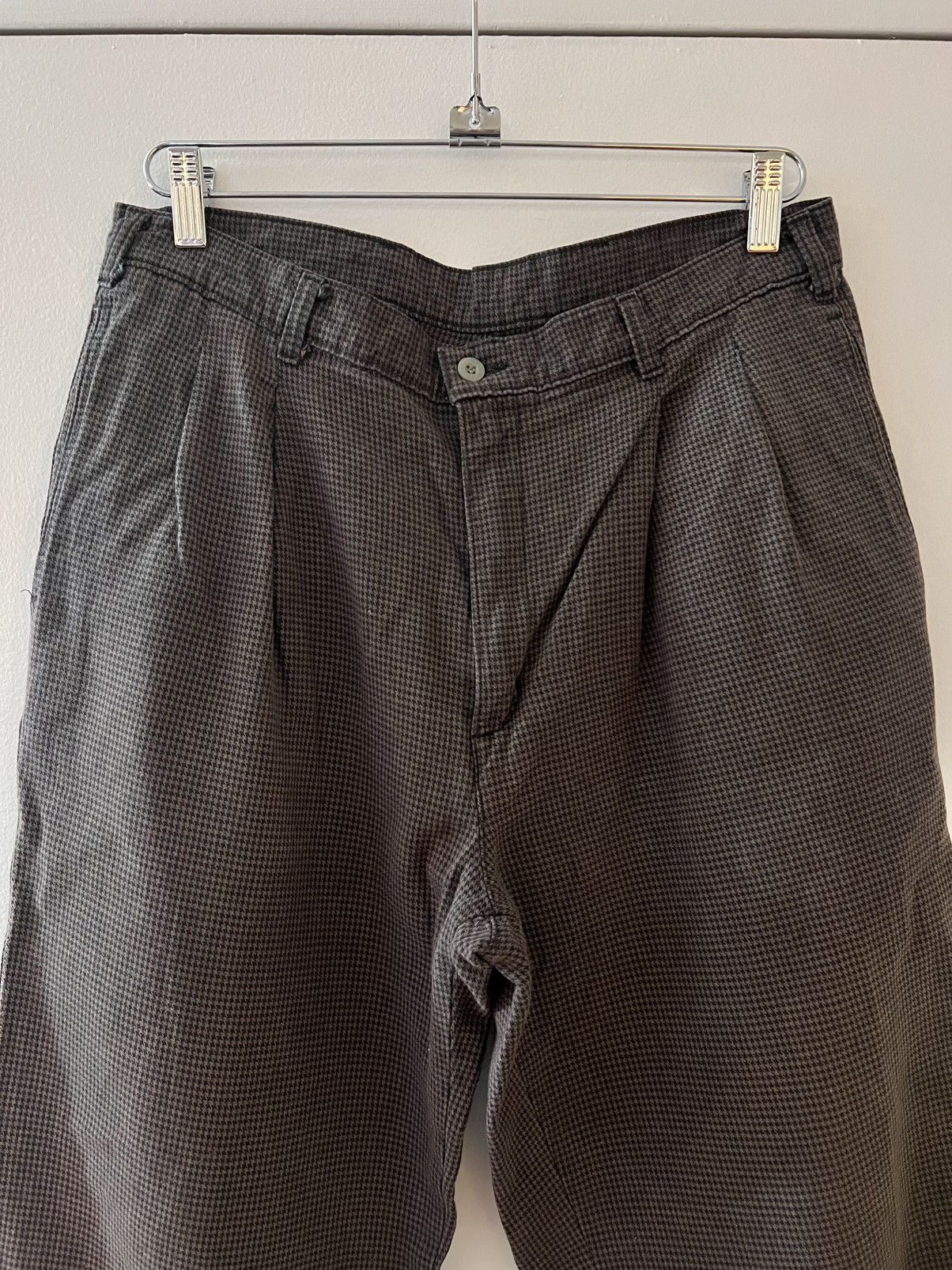 Dockers Dockers Pleated Herringbone Trousers Size US 32 / EU 48 - 4 Thumbnail
