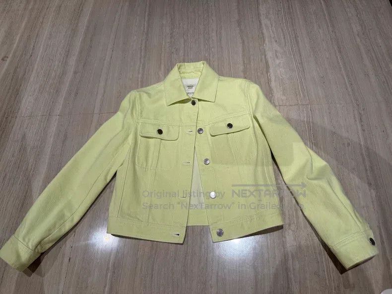 Hermes Hermes Bud Yellow Denim Jacket Size XS / US 0-2 / IT 36-38 - 1 Thumbnail
