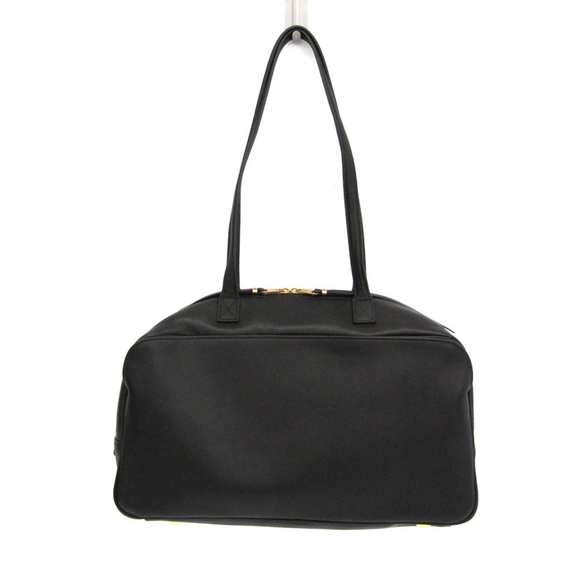 Balenciaga Balenciaga Carry Bowling Bag 826425 Women's Leather Handbag,Shoulder Bag Black Size ONE SIZE - 1 Thumbnail