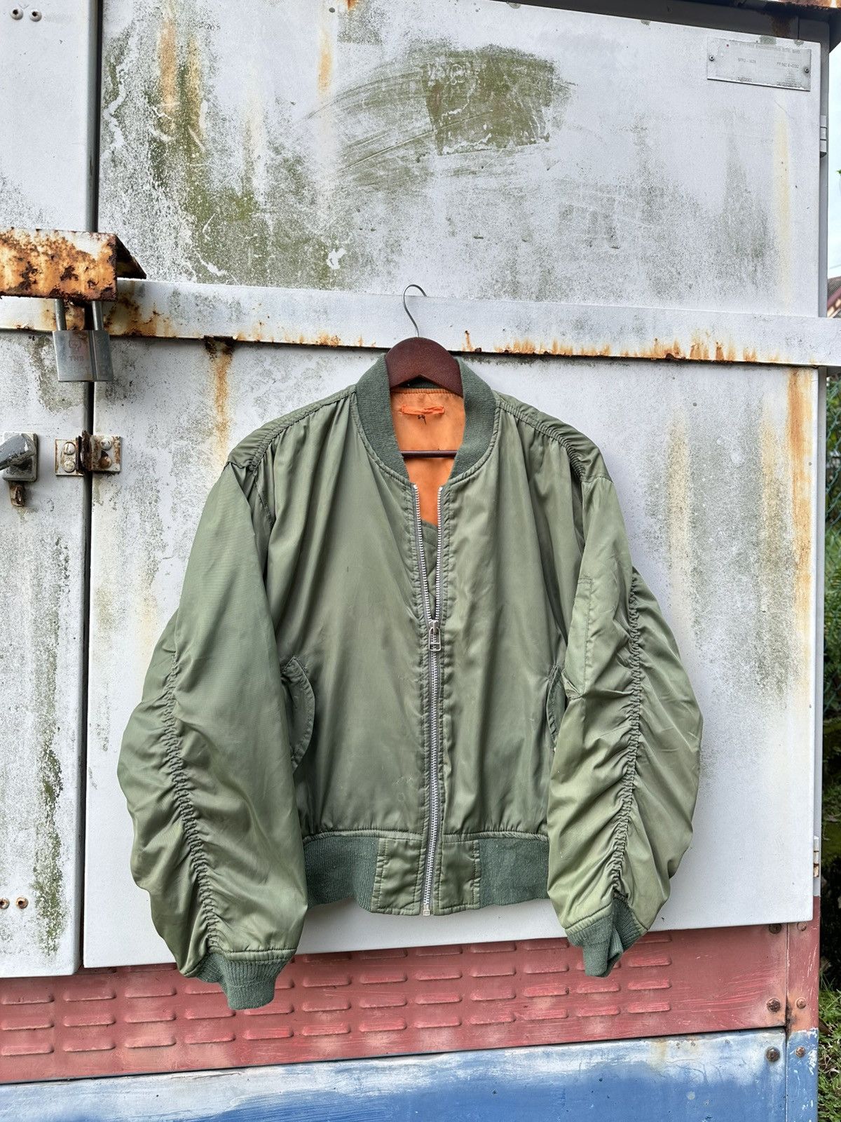 Vintage 🪖Vintage MA-1 Man Intermediate Bomber Jacket Size US M / EU 48-50 / 2 - 3 Thumbnail
