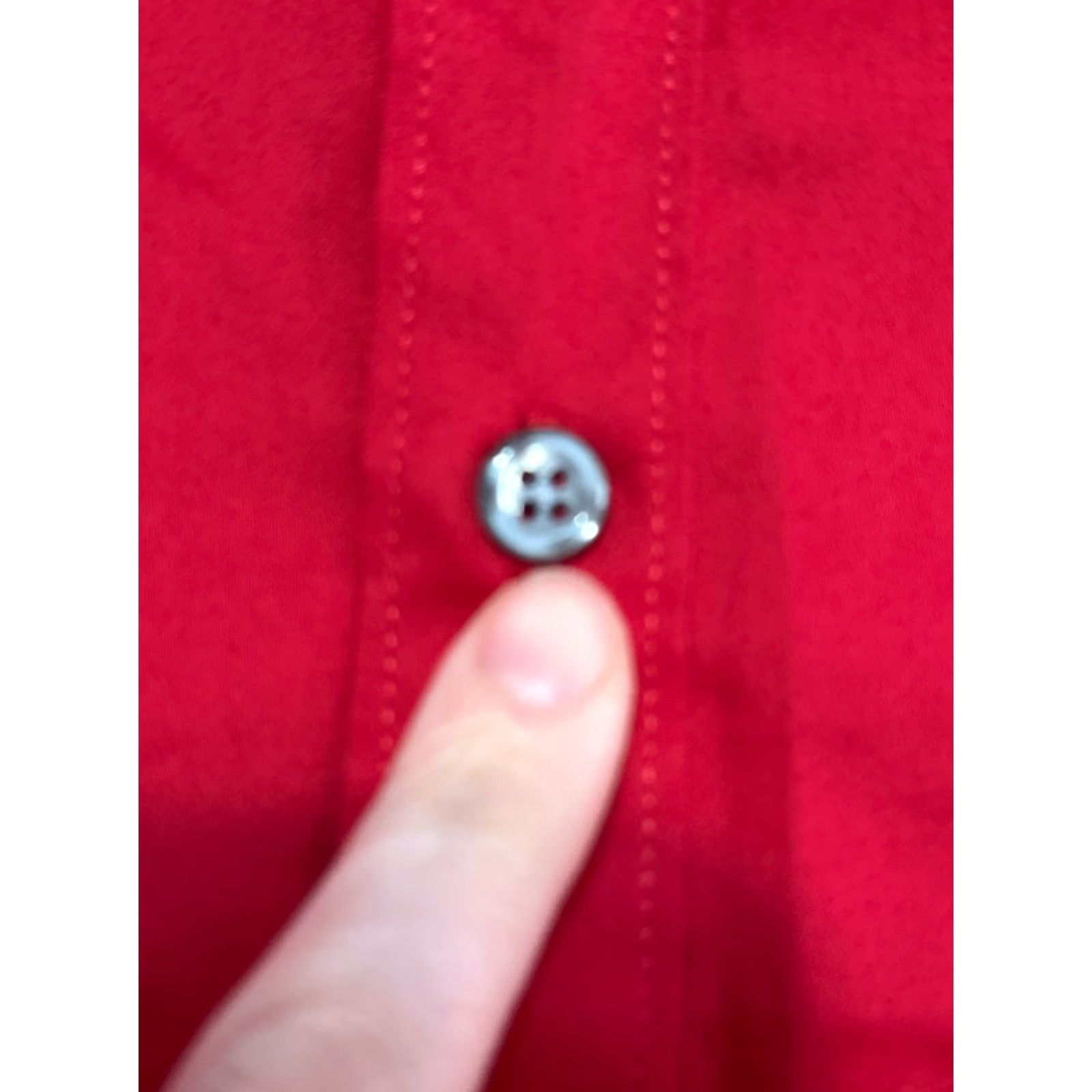 Vintage The Savile Row Company Shirt Womens Size M Red Long Sleeve Button-Up Classic Fit Size M / US 6-8 / IT 42-44 - 5 Thumbnail