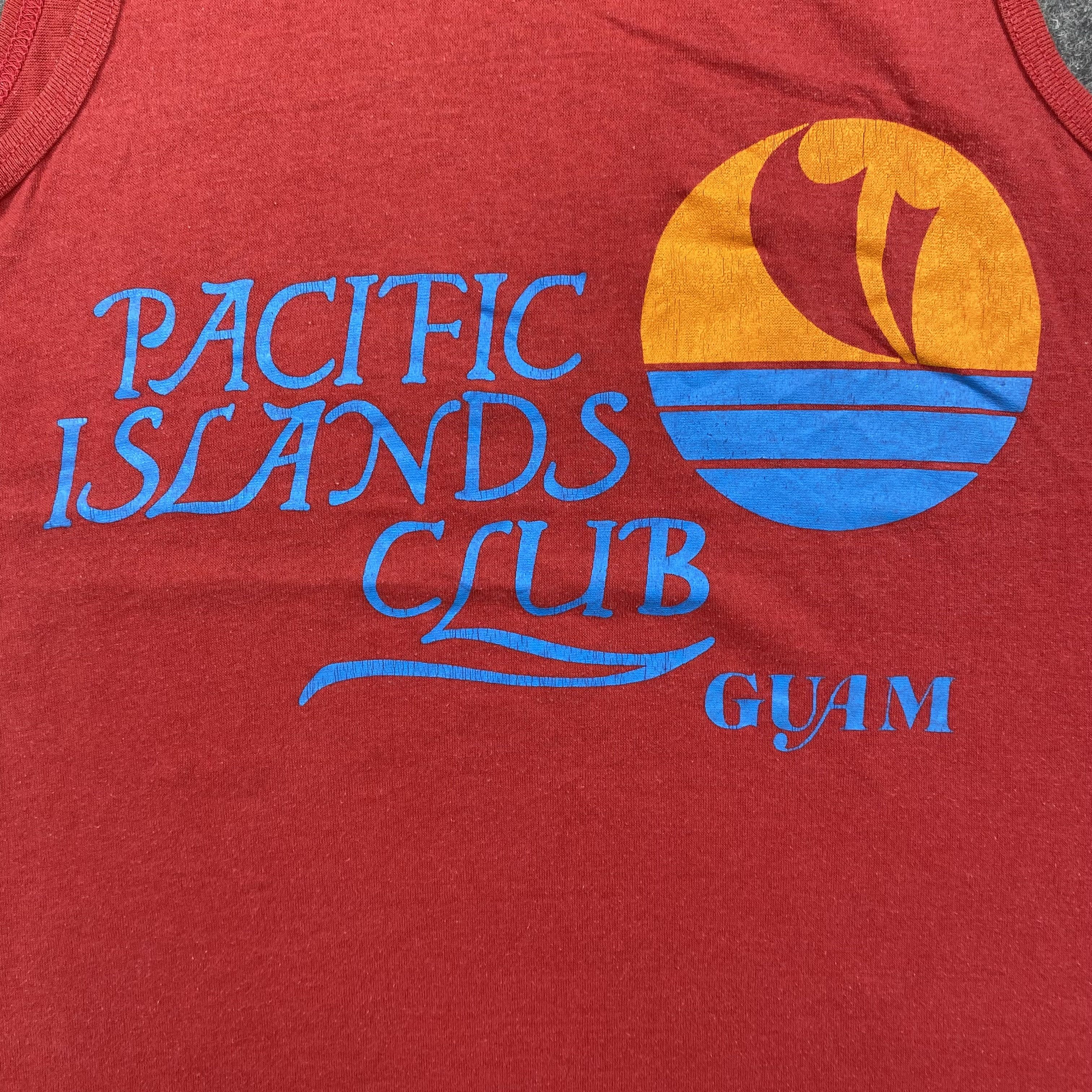 Vintage Vintage Pacific Islands Club Made Red Single -M094 Size US S / EU 44-46 / 1 - 3 Thumbnail