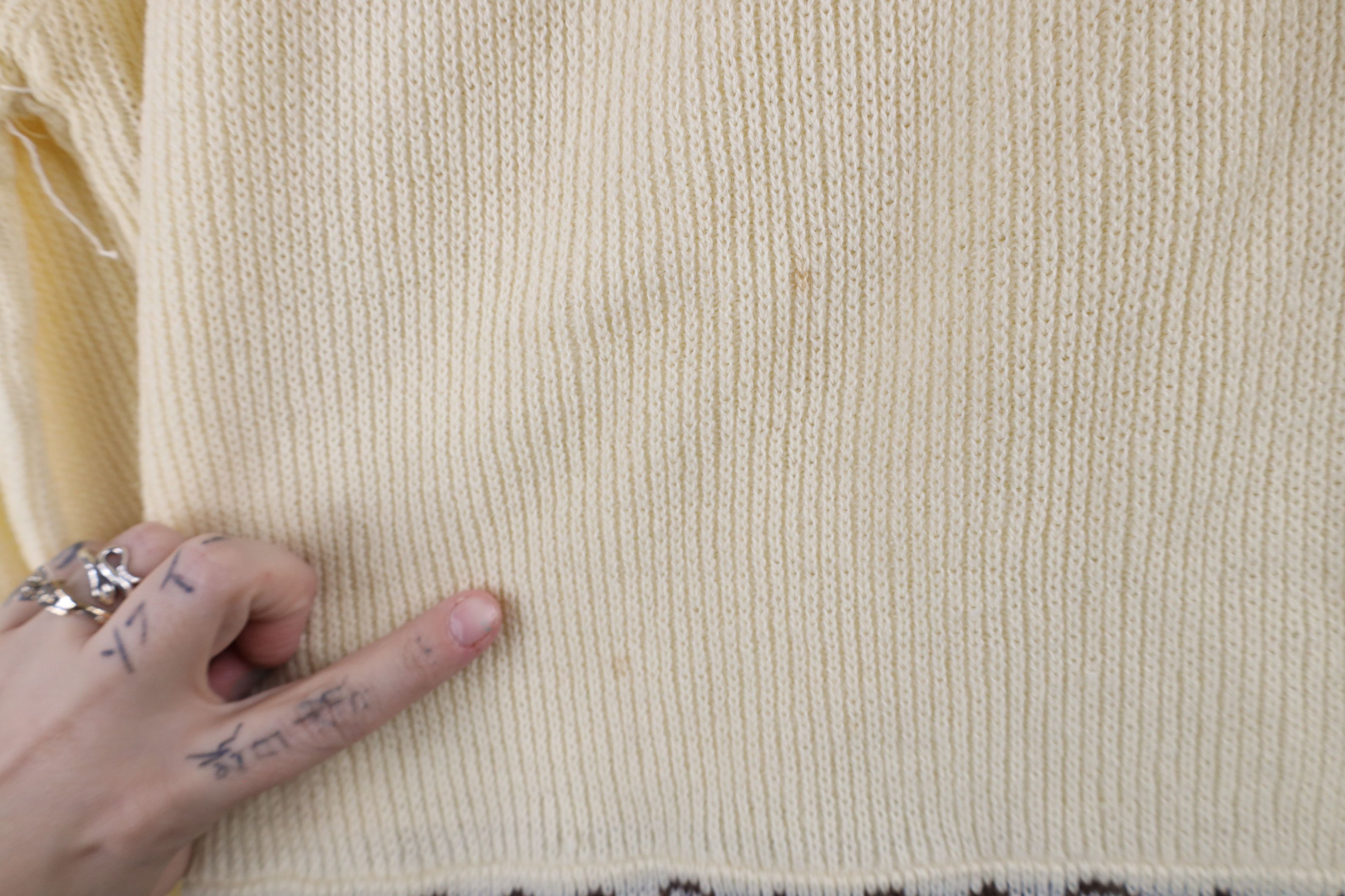 Vintage Vintage 70s Mid Century Modern MCM Ribbed Knit Sweater USA Size M / US 6-8 / IT 42-44 - 4 Thumbnail