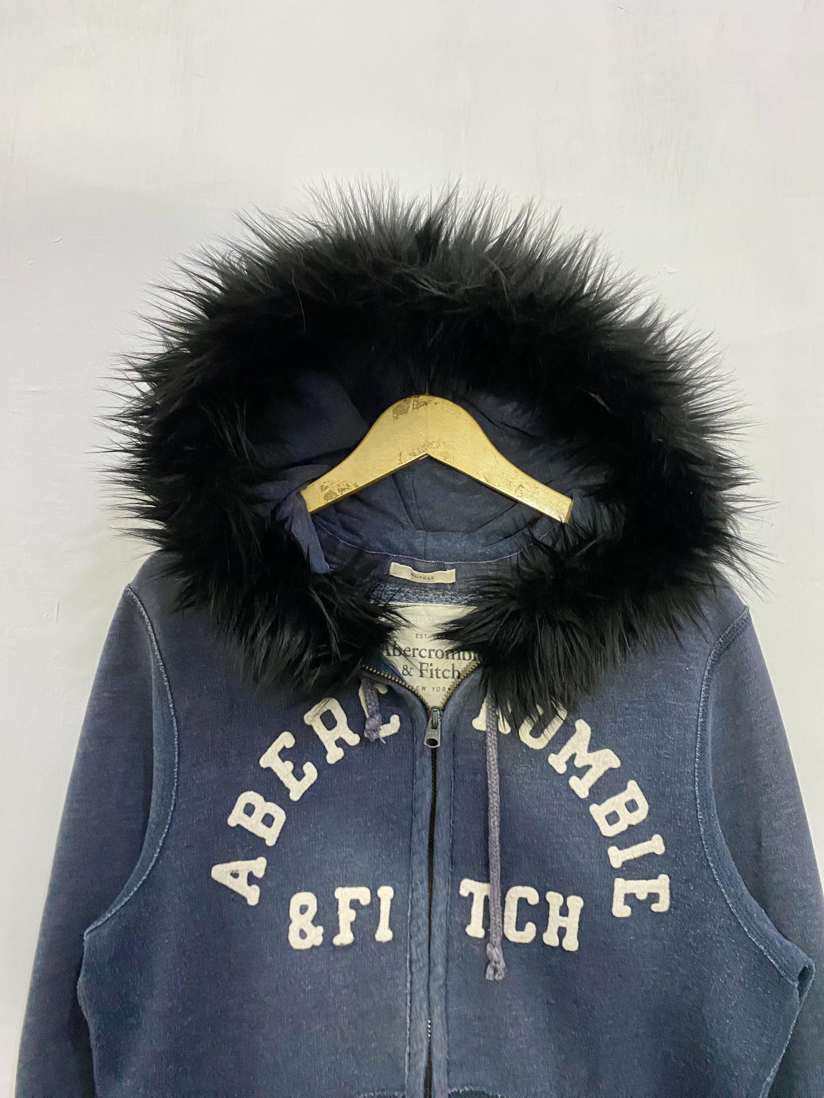 14th Addiction 💥L.G.B💥Abercrombie & Fitch Fur Zipper Hoodie LGB Style Size US L / EU 52-54 / 3 - 1 Thumbnail