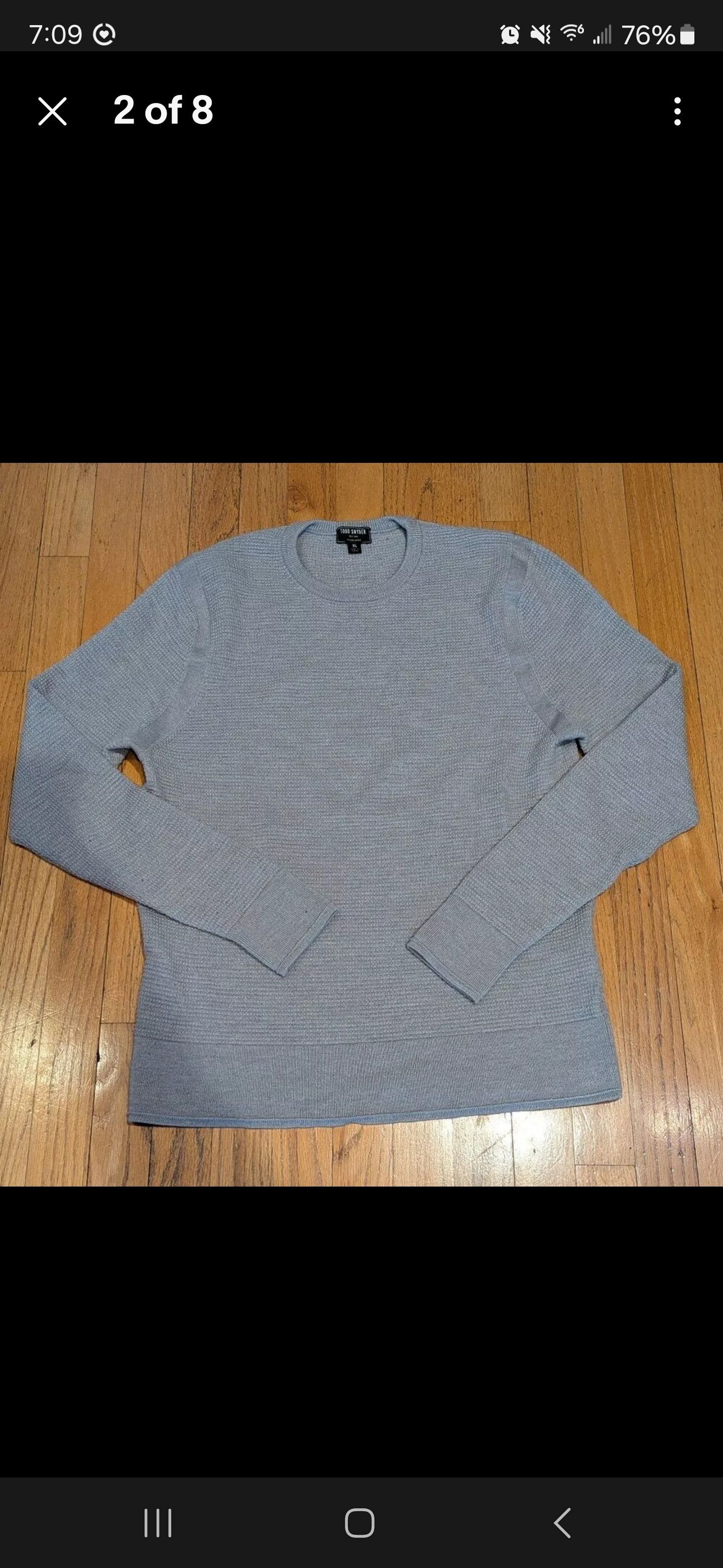 Todd Snyder Todd Snyder Waffle Merino Crew Long Sleeve Thermal Shirt Size US XL / EU 56 / 4 - 1 Thumbnail