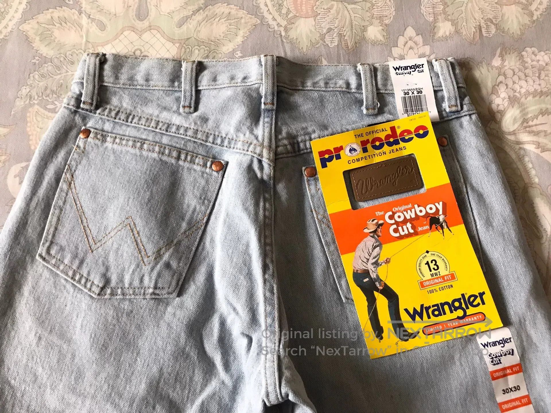 Wrangler Wrangler 13MWZ Light Blue Jeans W30L30. Size US 30 / EU 46 - 5 Thumbnail