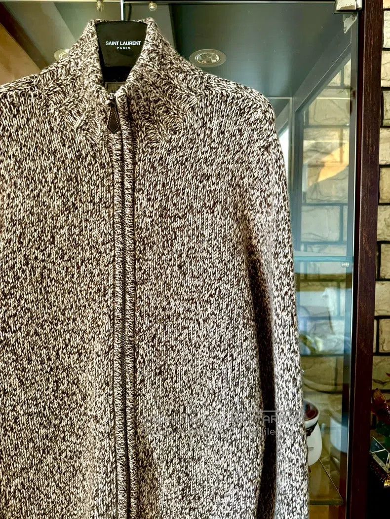 Hermes Hermes Snowflake Grey and Orange Cashmere Turtleneck Sweat Size US M / EU 48-50 / 2 - 2 Thumbnail