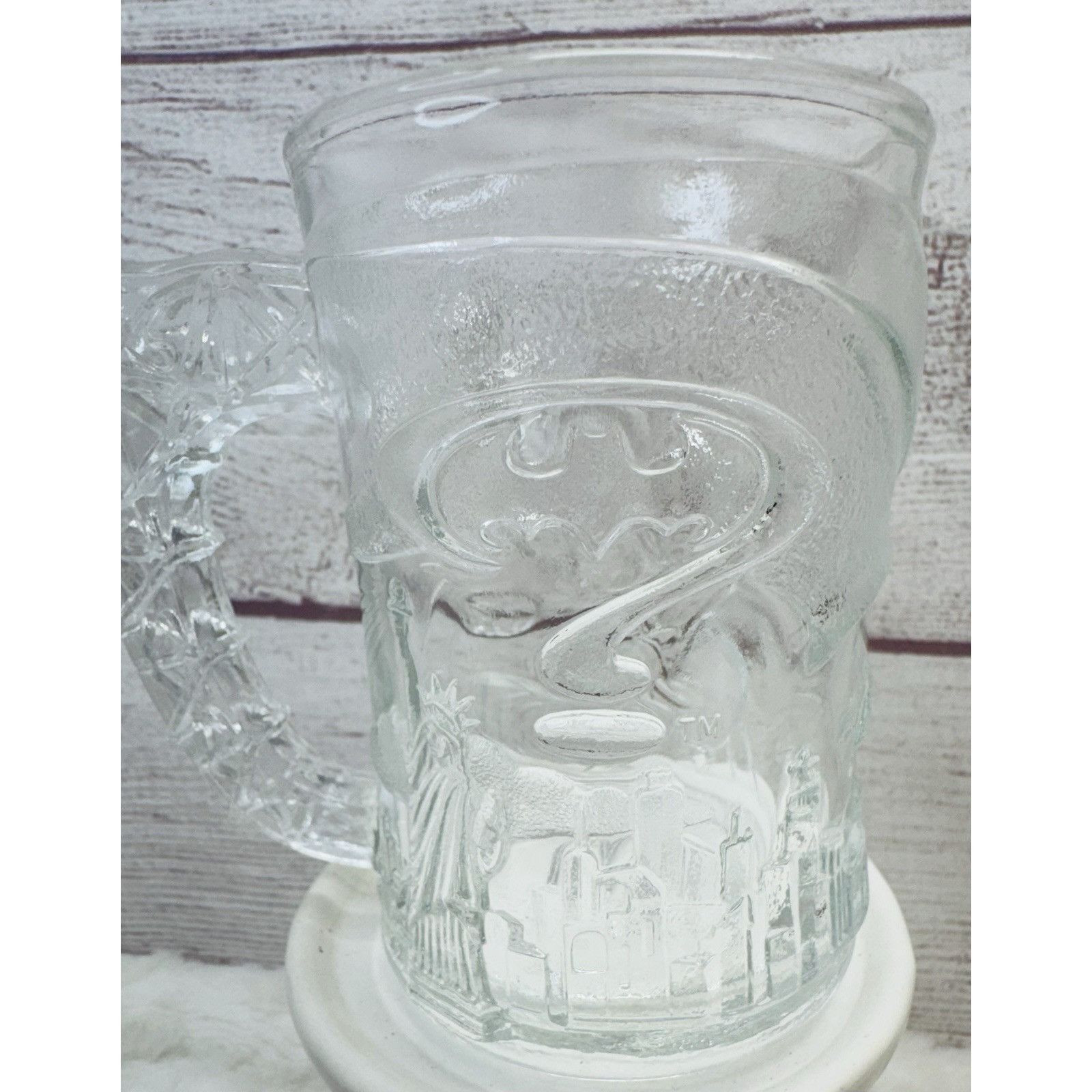 Other McDonalds Batman Forever "BATMAN" Vintage Glass Coffee Mug C Size ONE SIZE - 8 Thumbnail