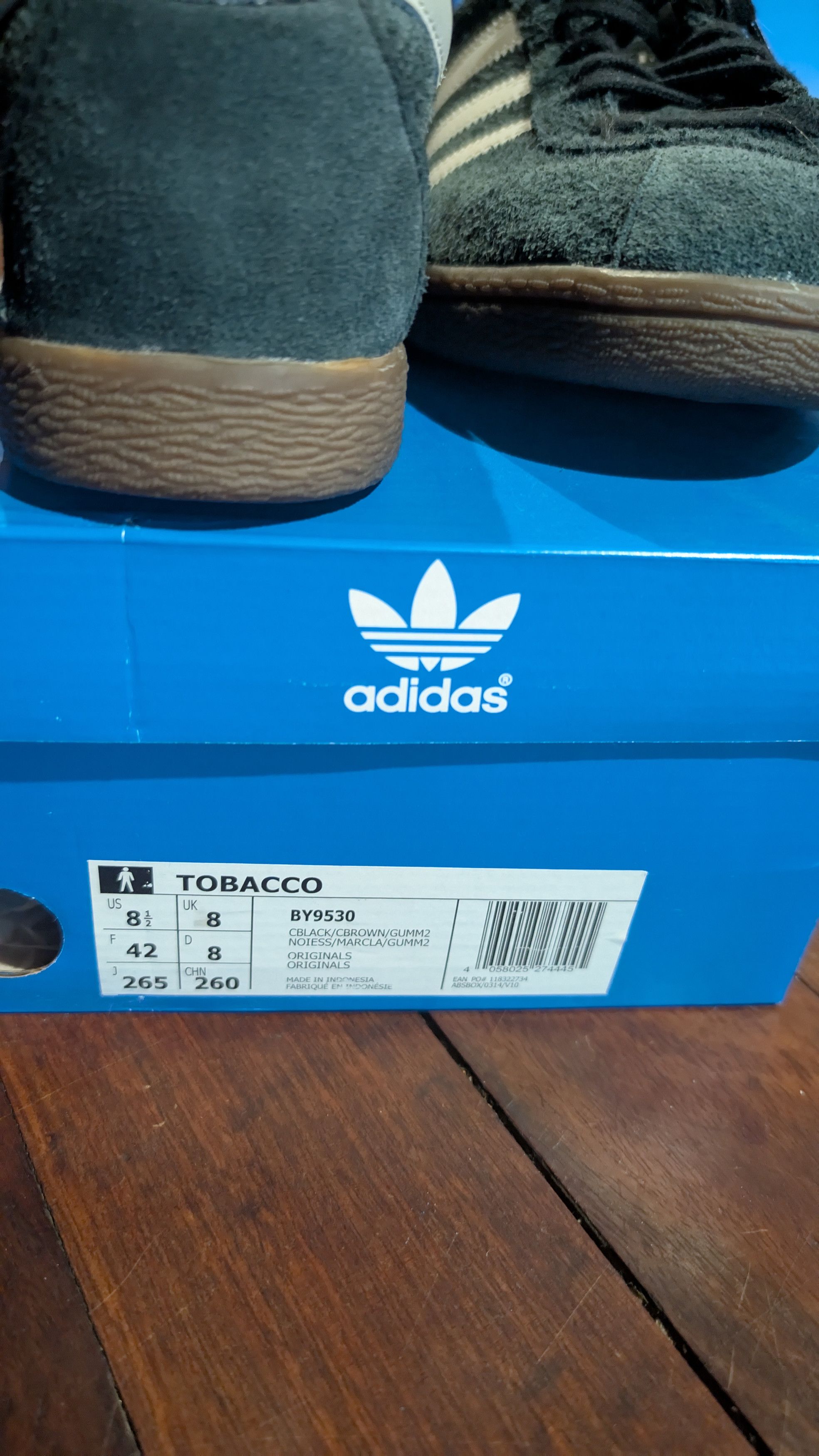 Adidas 2017 adidas Tobacco 'Core Black' Rare Trainers UK 8 Size US 8.5 / EU 41-42 - 5 Thumbnail
