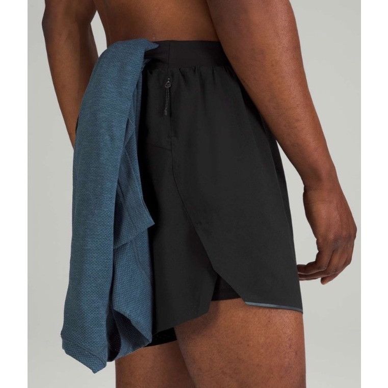 Lululemon Lululemon Outpacer Short 6" Large Black Size US 42 / EU 58 - 5 Thumbnail