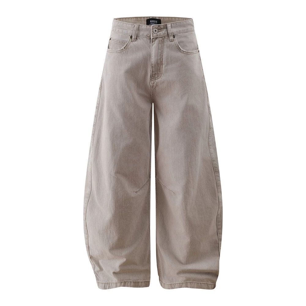 Jean Men's retro loose cargo punk distressed scimitar jeans Size US 32 / EU 48 - 1 Thumbnail