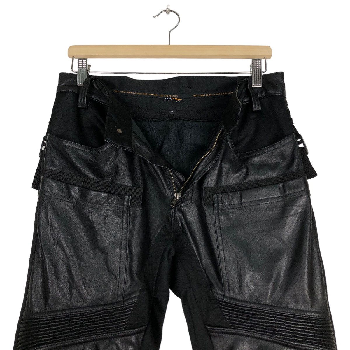 Japanese Brand 🔥Vtg Biker Bondage Pants Motorcross Cordura Issey Miyake Size US 30 / EU 46 - 11 Thumbnail
