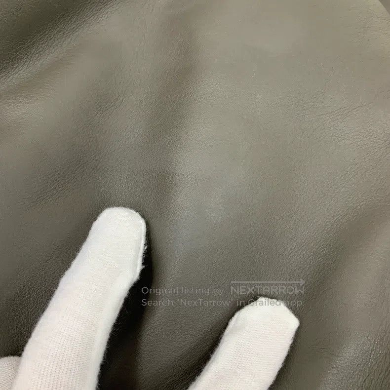 Hermes Hermes Grey Patch Collar Zipper Long Sleeve Down Jacket Size US L / EU 52-54 / 3 - 9 Thumbnail