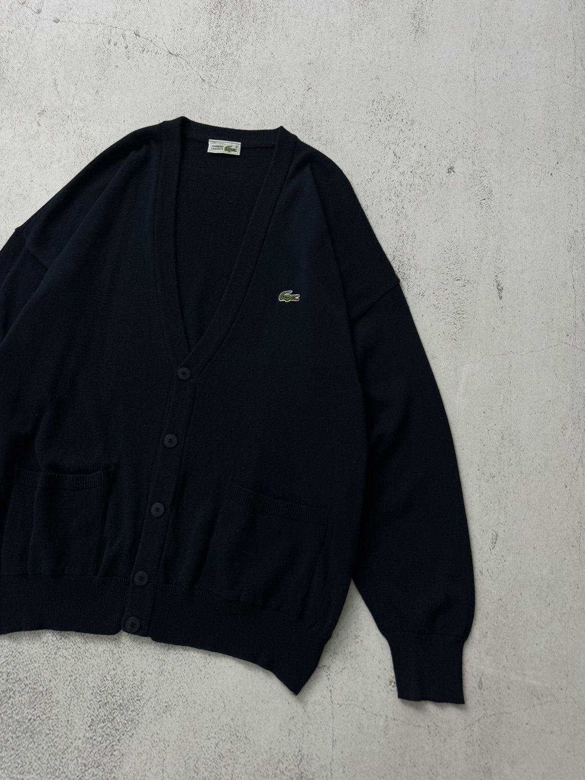 Lacoste × Vintage Lacoste Chemise Vintage Stripes Cardigan Size US XL / EU 56 / 4 - 3 Thumbnail