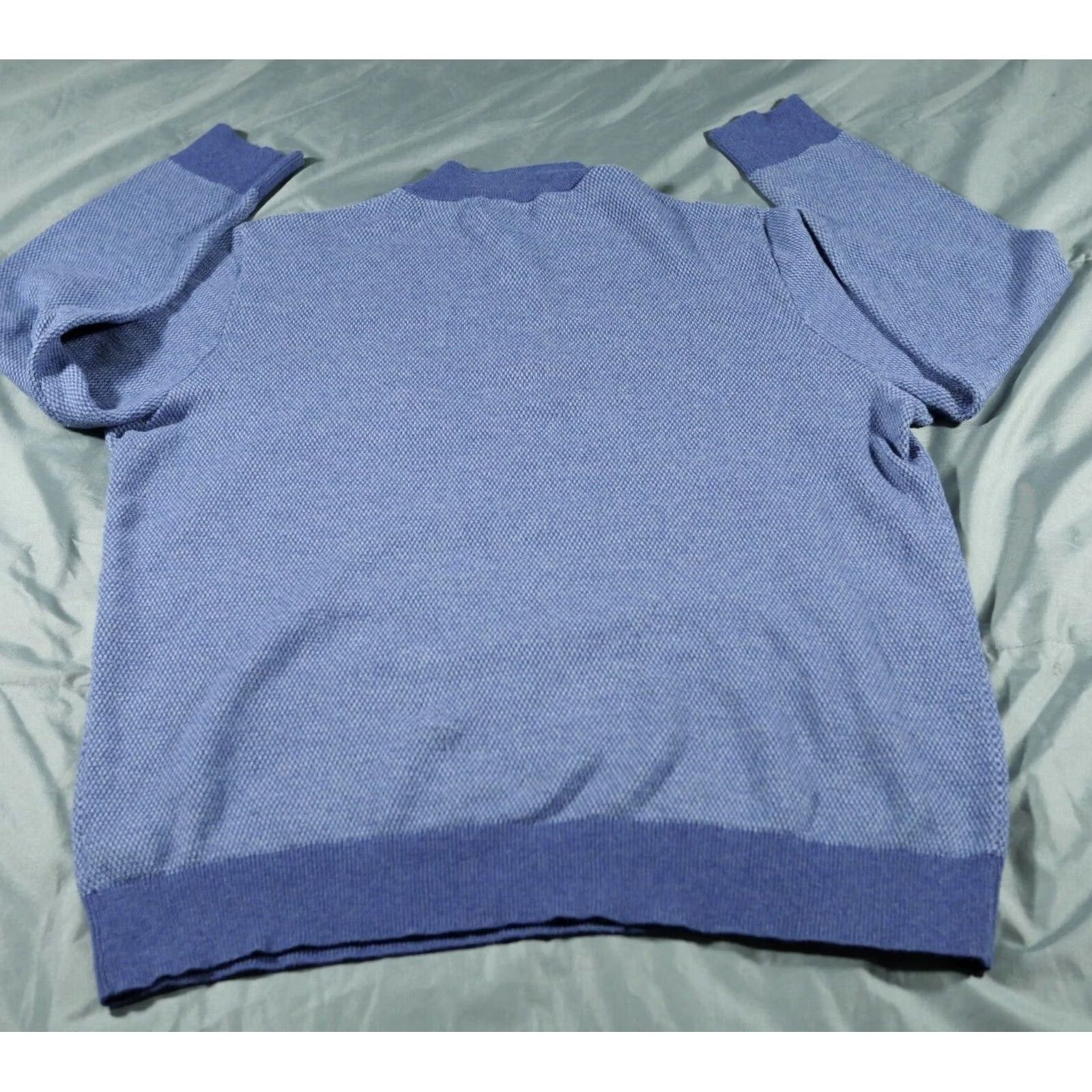 Vineyard Vines Vineyard Vines Sweater Mens XL Blue 1/4 Zip Wool Poly Golf Casual Prep Knit Pullover Long Sleeve Cachet Logo Classic Sports Navy Size US L / EU 52-54 / 3 - 2 Thumbnail