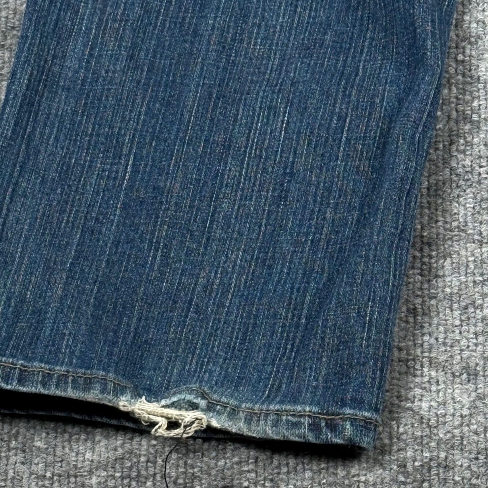 Vintage Lane Bryant Jeans Womens Size 20 Bootcut Pants Trendy Distressed Denim Stretch Size 42" / US 20 - 6 Thumbnail