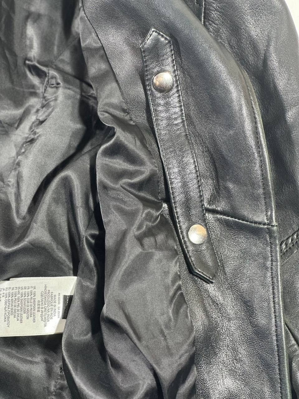 Diesel Diesel Leather L-Sinya-A Biker Jacket with Studs, size L Size L / US 10 / IT 46 - 6 Thumbnail