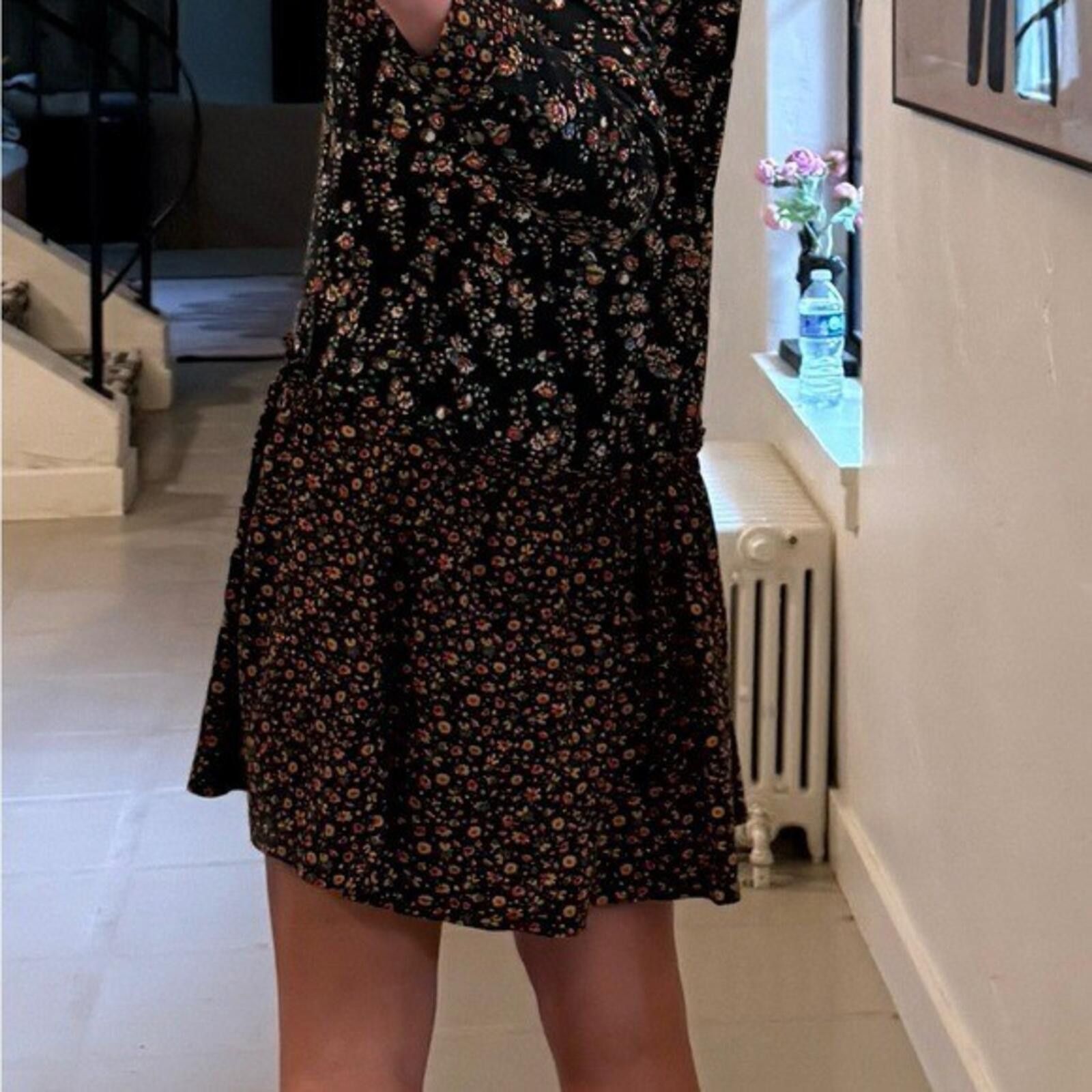 Anthropologie Anthropologie Maeve Marlie Floral Button Front Dress Med Size XS / US 0-2 / IT 36-38 - 3 Thumbnail