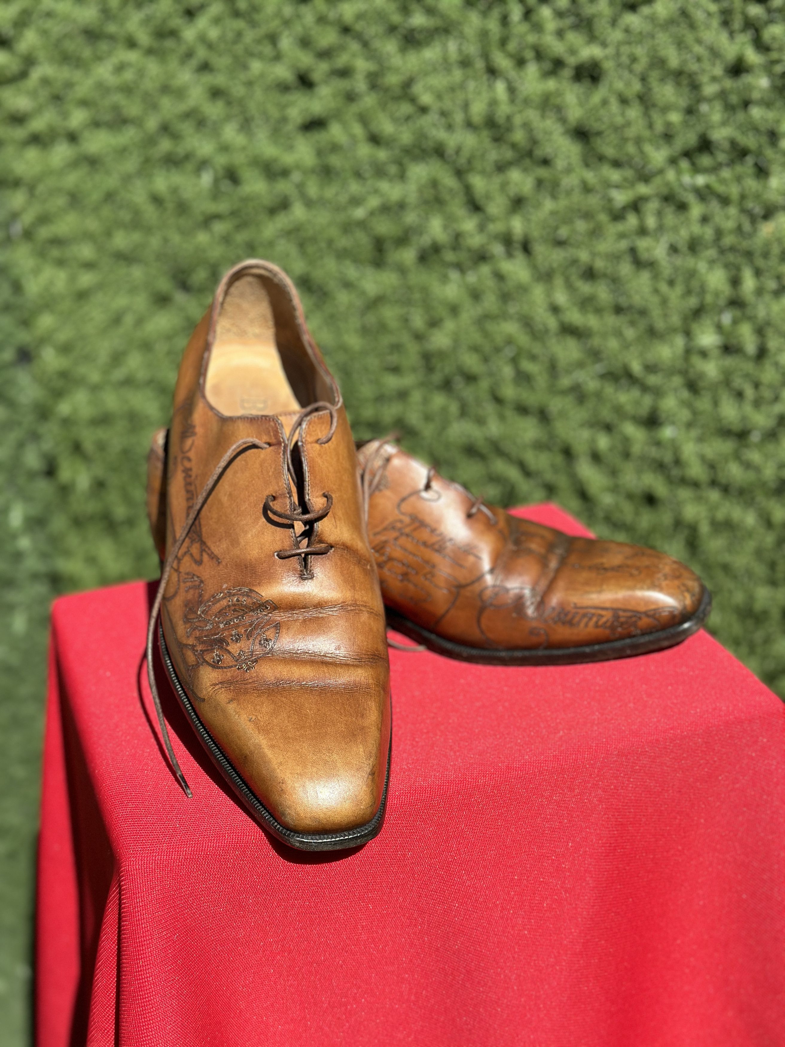 Berluti Berluti Scritto Venezia Leather Oxford Shoes EU 42.5 US 9.5 Size US 9.5 / EU 42-43 - 9 Thumbnail