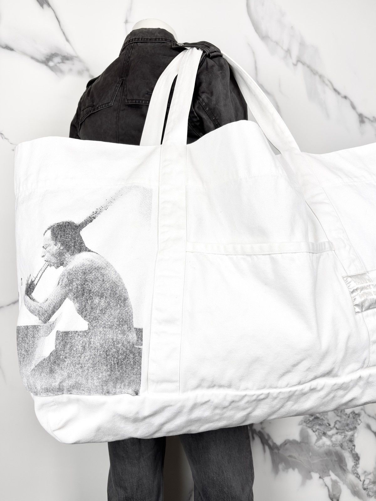 Rick Owens SS08 Rick Owens Creatch Suicide Blowjob Jumbo Tote Bag Size ONE SIZE - 1 Thumbnail