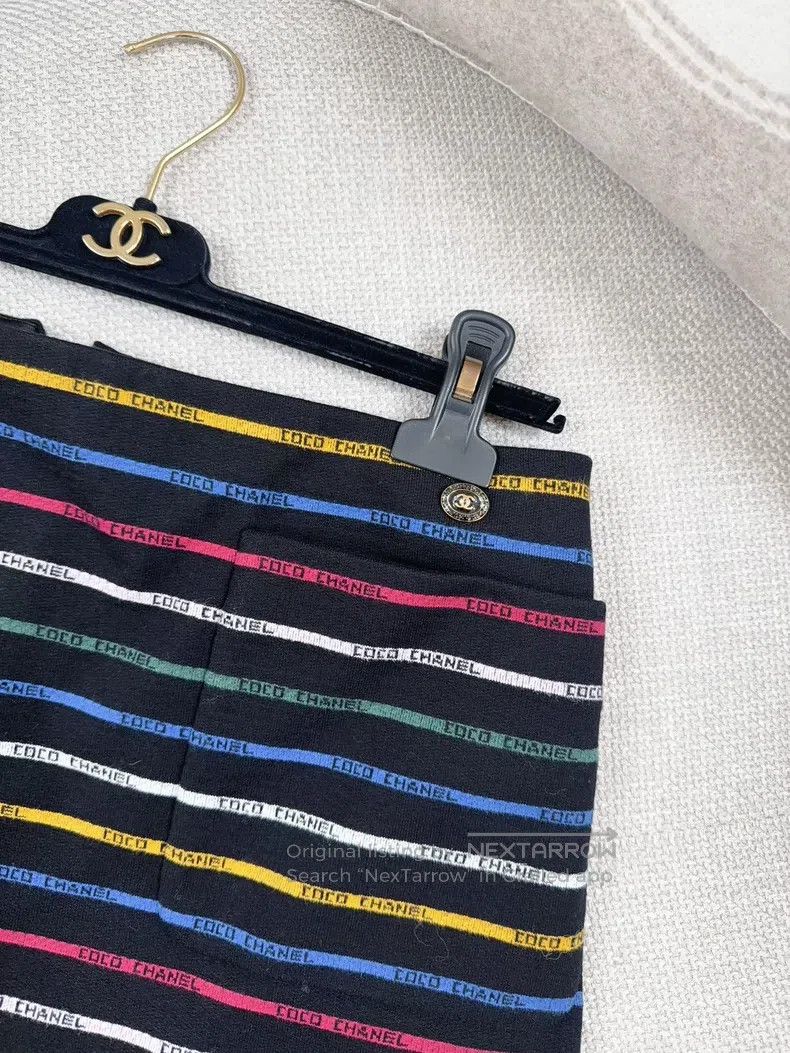 Chanel Chanel 22S spring and summer show style full print colour Size 25" / US 0 / IT 36 - 4 Thumbnail