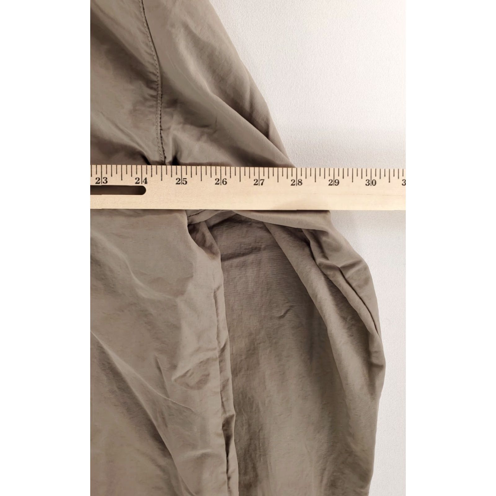Eileen Fisher Eileen Fisher Windbreaker Jacket Gray Womens XL High Cotton Stand Collar Hooded Jacket Size XL / US 12-14 / IT 48-50 - 5 Thumbnail