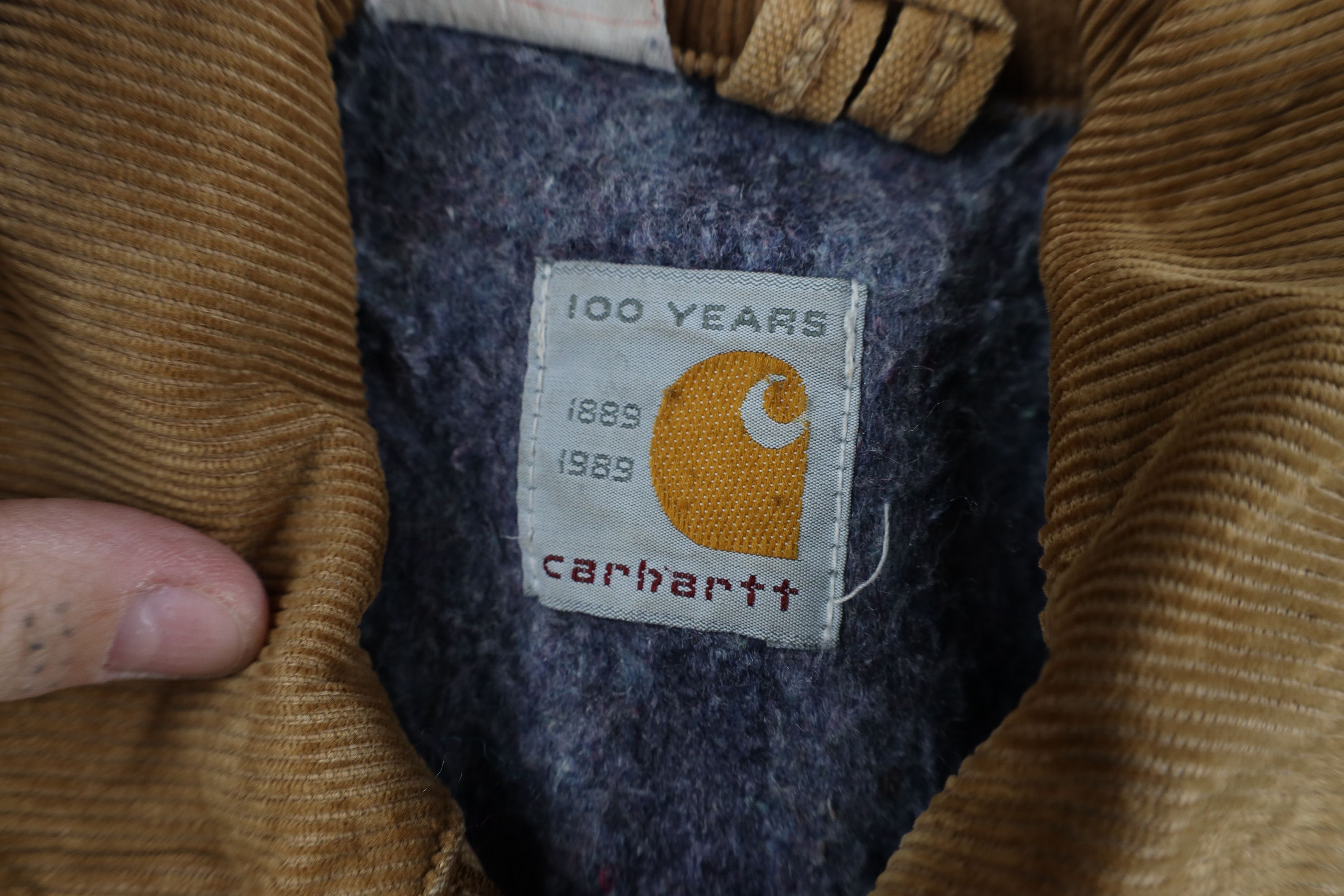 Carhartt Vintage 80s Carhartt 100 Year Lined Detroit Jacket USA Size US L / EU 52-54 / 3 - 10 Thumbnail