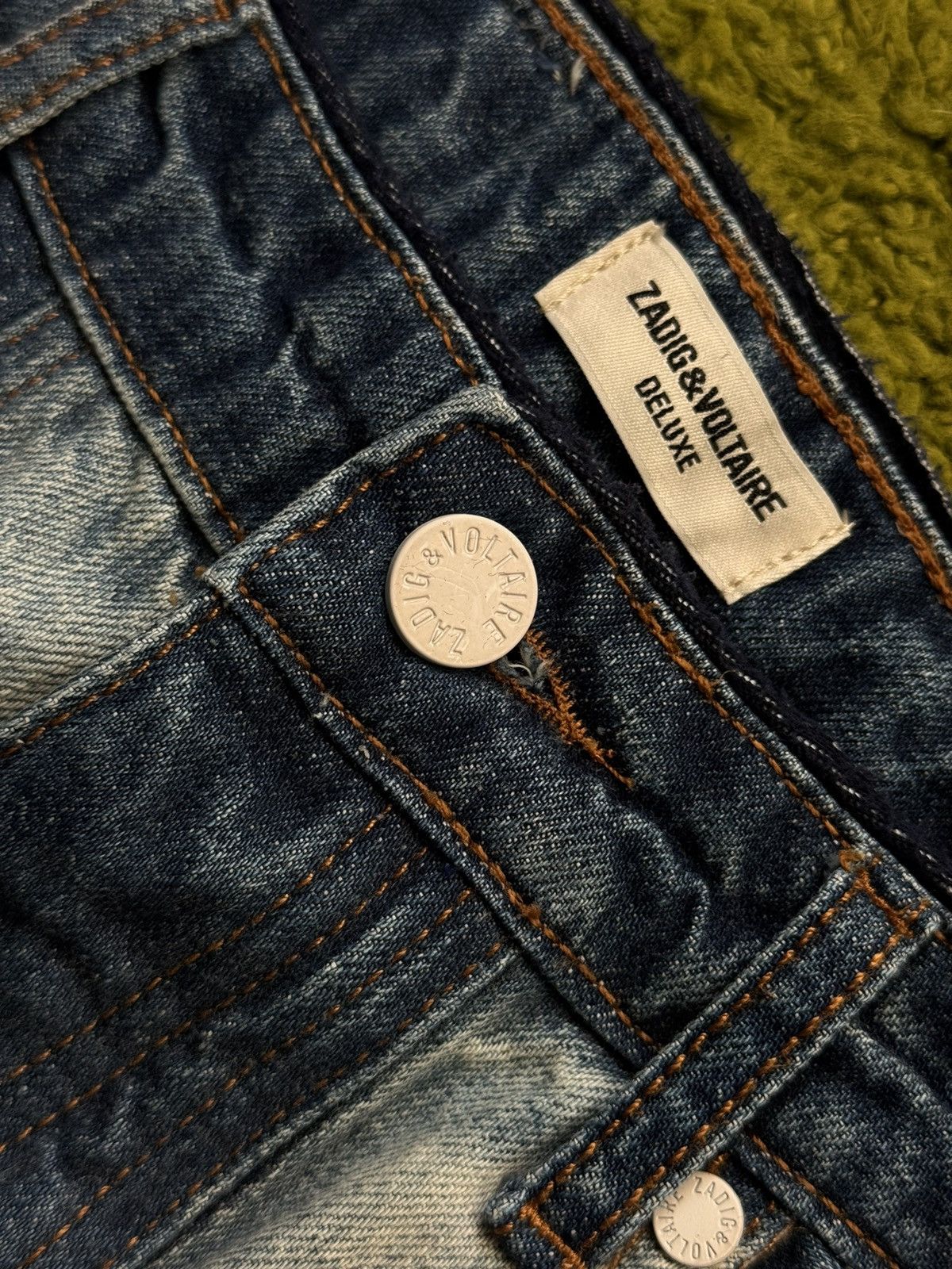 Zadig & Voltaire Zadig & Voltaire avant garde patchwork Japanese jeans denim Size 25" / US 0 / IT 36 - 6 Thumbnail