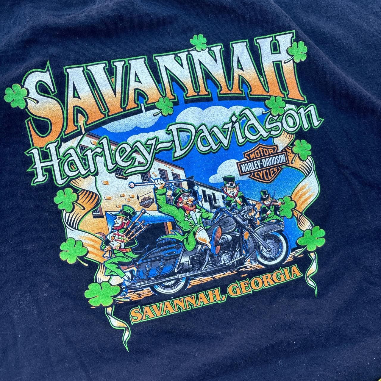 Harley Davidson HARLEY DAVIDSON SAINT PATRICKS DAY LEPRECHAUN BIKER TEE Size US XXL / EU 58 / 5 - 7 Thumbnail