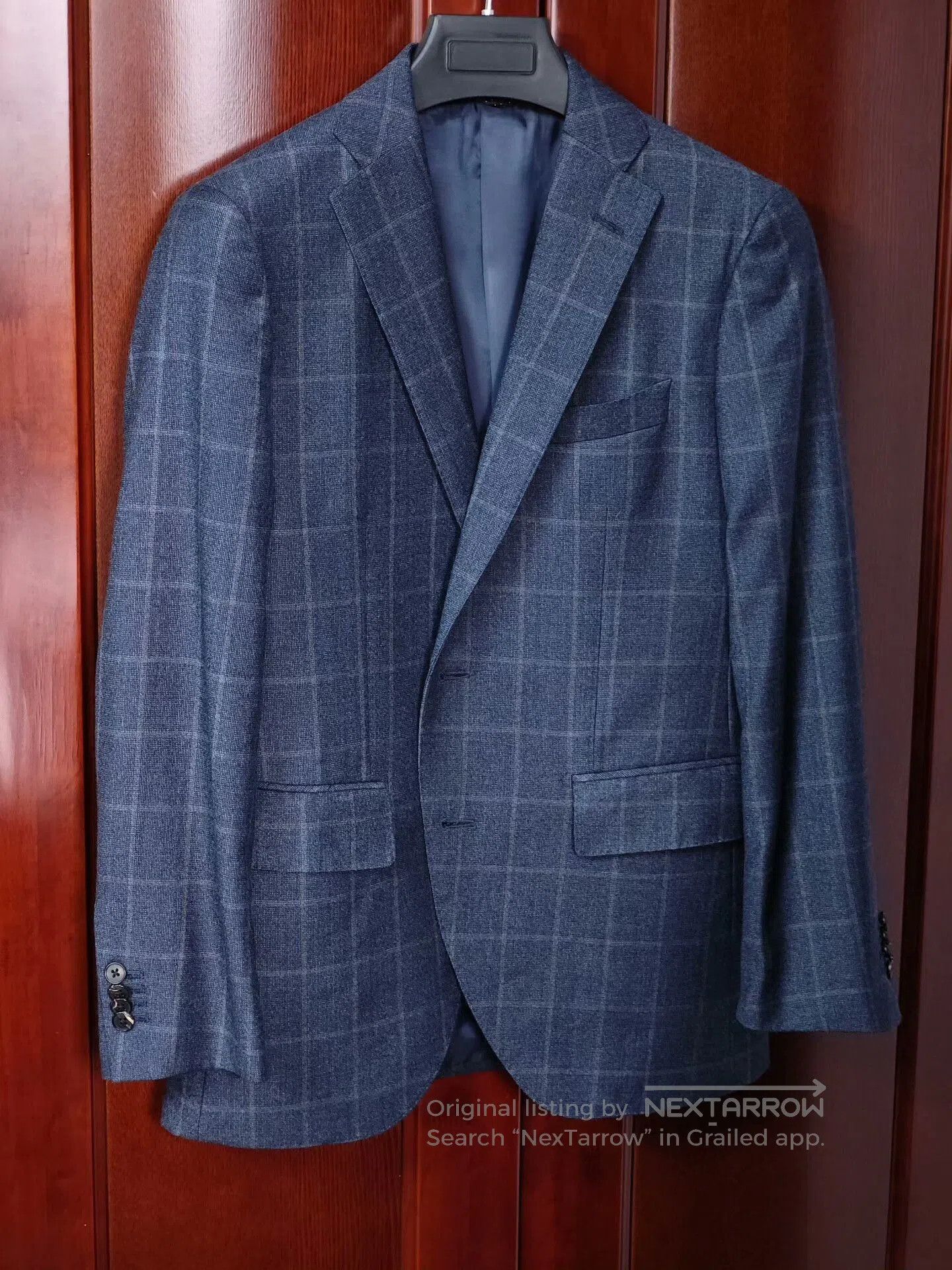 Japanese Brand Italian e.thomas Wool Blend Suit Jacket. Size US S / EU 44-46 / 1 - 1 Thumbnail