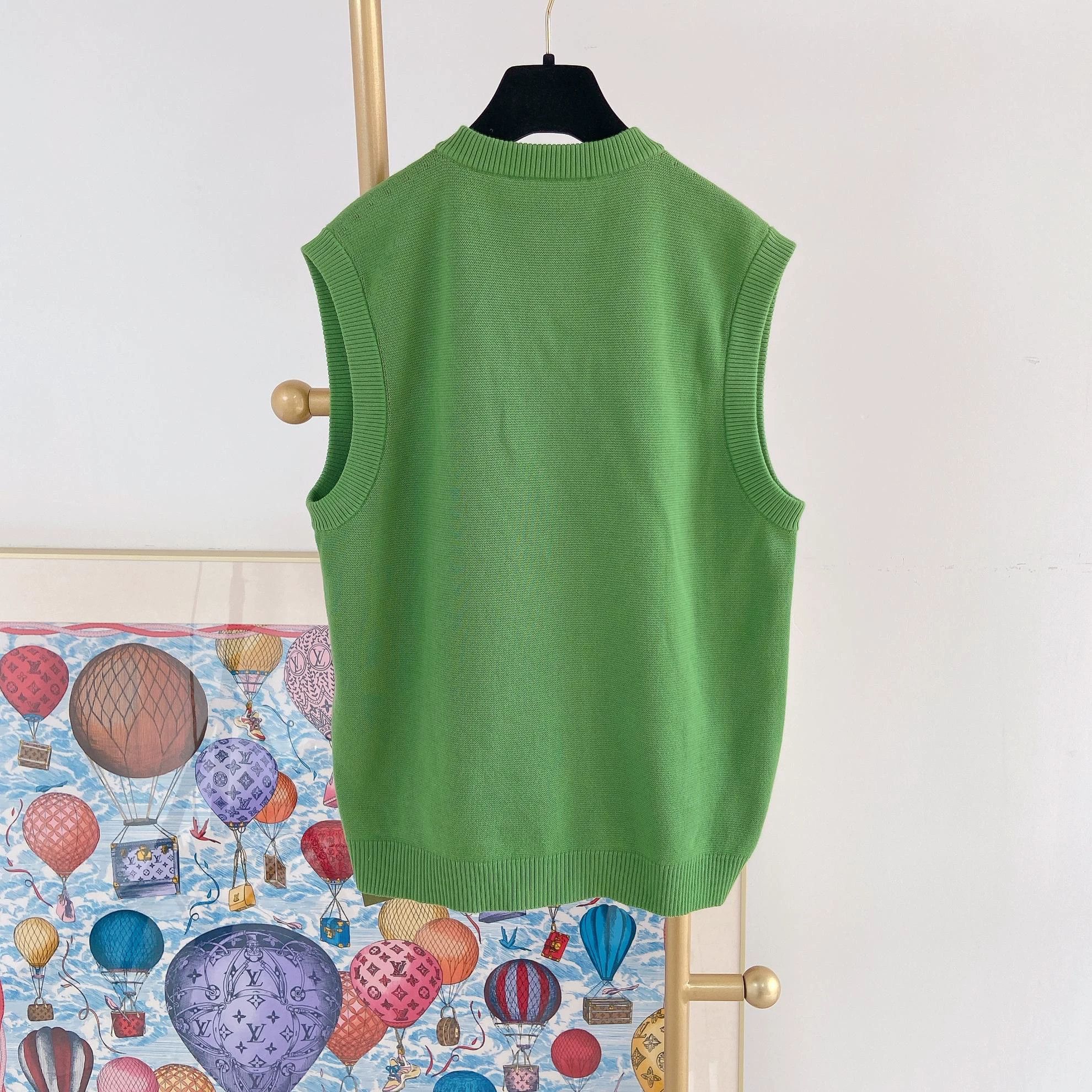 Gucci Gucci Green Knit Vest L Size Size L / US 10 / IT 46 - 2 Thumbnail