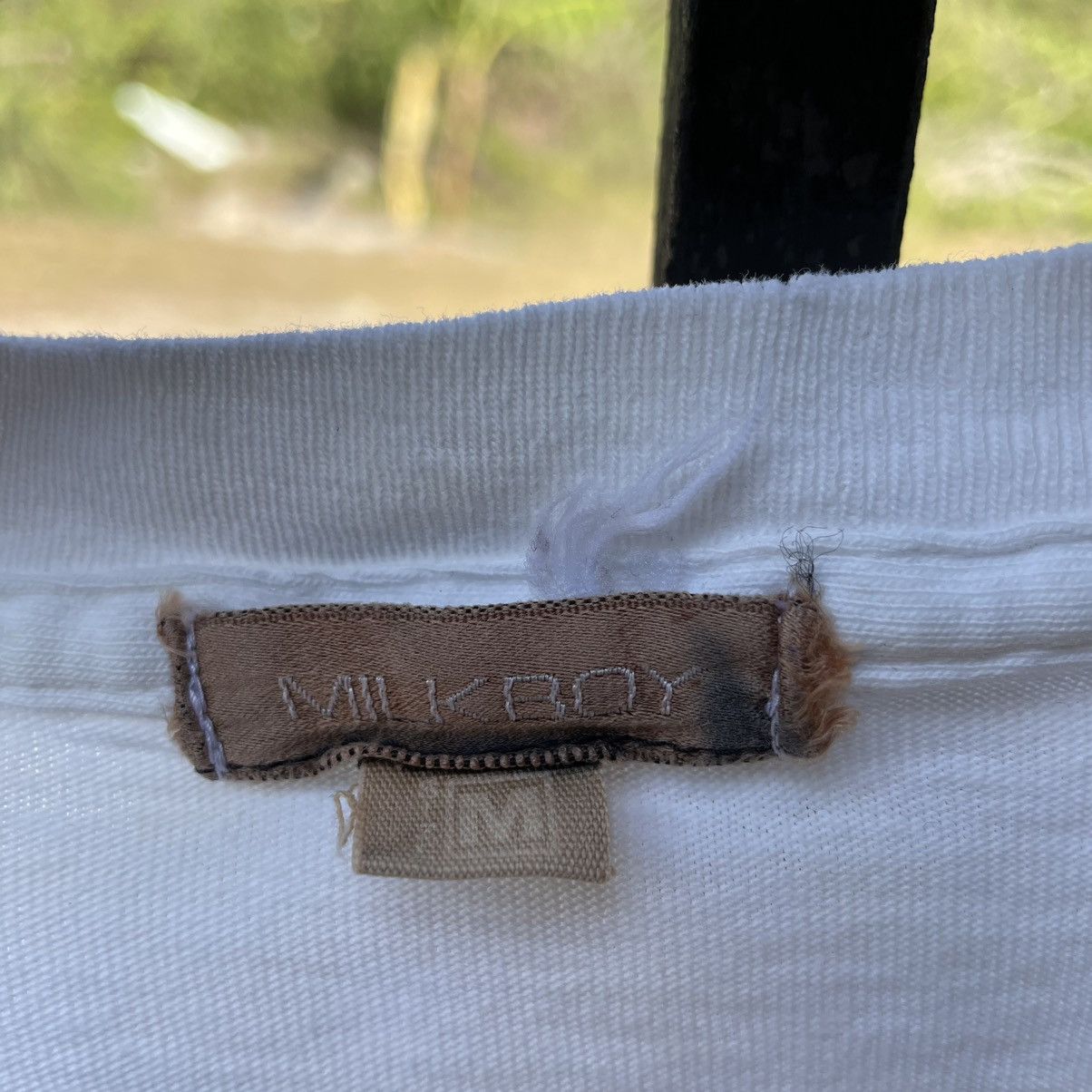 Japanese Brand 🔥🇯🇵Vintage Milkboy Frankenstein Racist Art Work Distress Tee Size US M / EU 48-50 / 2 - 16 Thumbnail