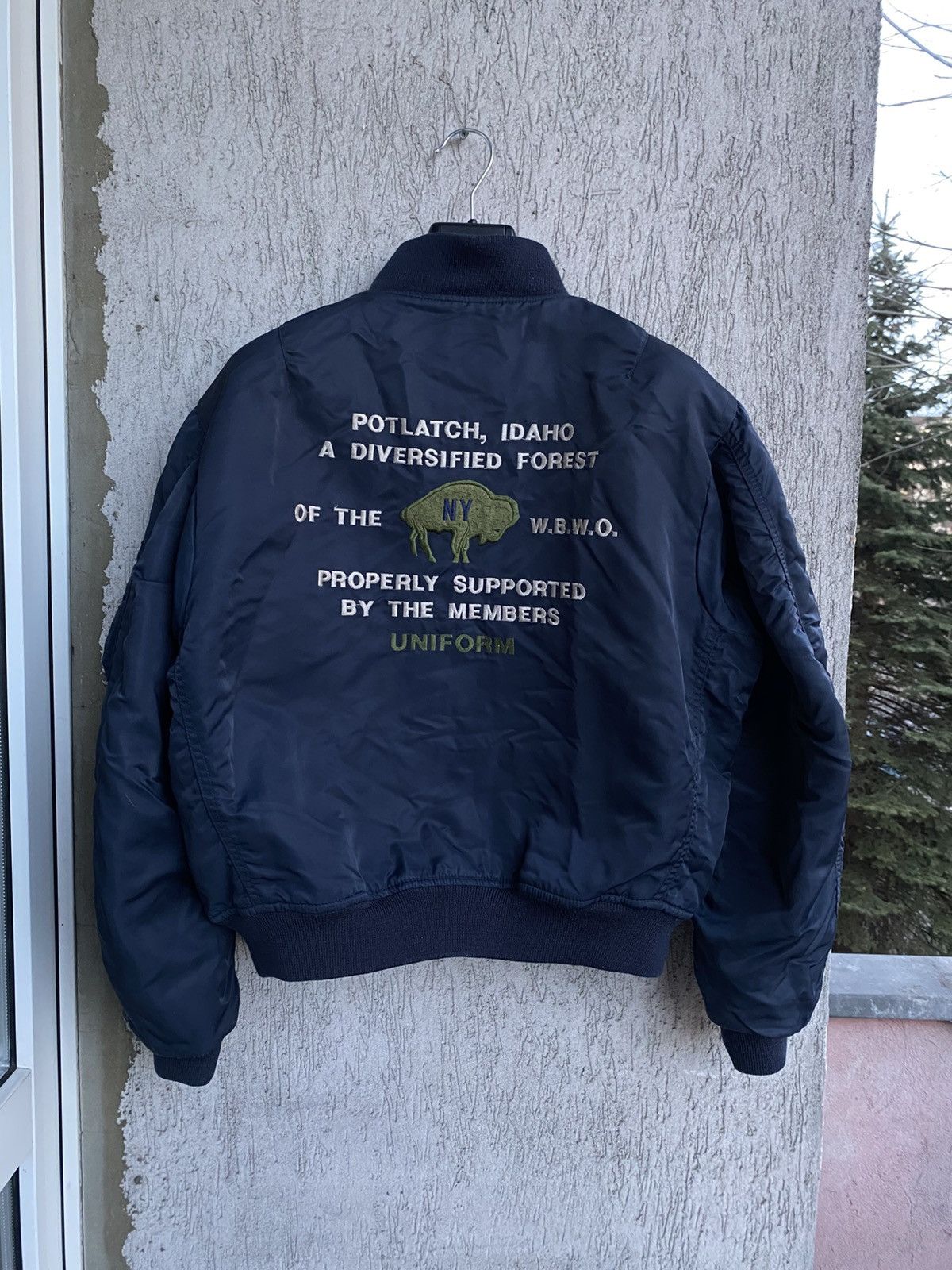 Vintage Vintage Uniform Authentic Outdoor Outfitters Bomber Jacket Size US S / EU 44-46 / 1 - 2 Thumbnail