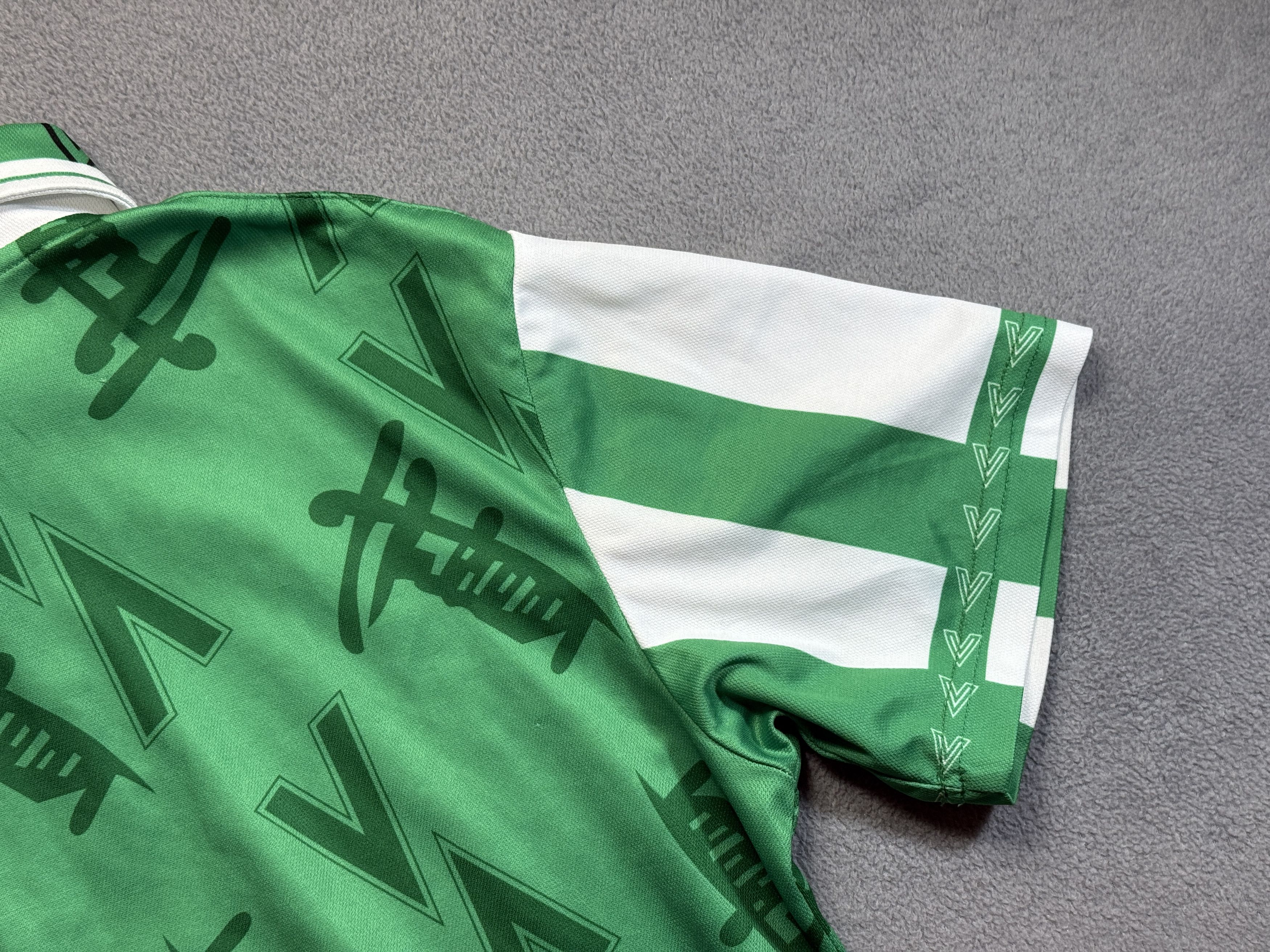 Vintage Mitre Hibernian Home jersey Green football shirt mens size S Size US S / EU 44-46 / 1 - 13 Thumbnail