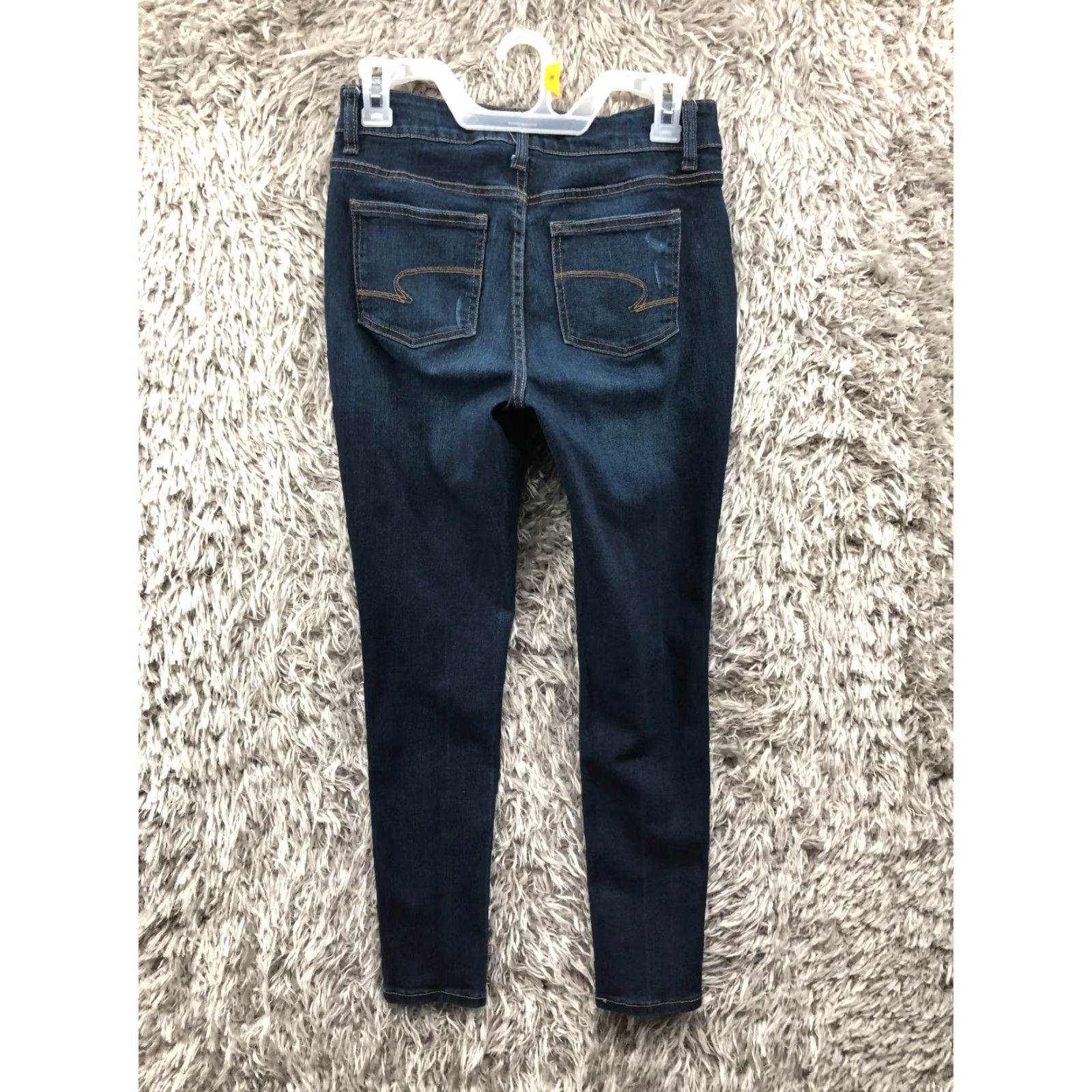 Vintage Time & TRU Skinny Jeans Womens Size 6 Mid Rise Dark Wash Blue Denim Size 28" / US 6 / IT 42 - 6 Thumbnail