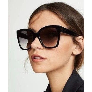 Gucci Gucci GG0459S 001 Sunglasses Black Butterfly Frame Size ONE SIZE - 1 Thumbnail