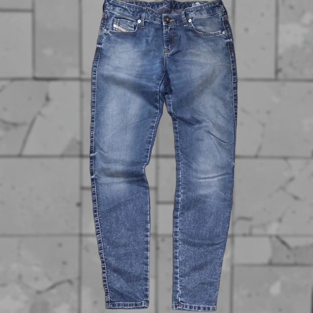 Diesel DIESEL GRACEY NE 069FG Womens Denim Stretch Slim 29x32 Tapered Jeans Sweatpants Denim Powerhouse Size 29" - 1 Thumbnail