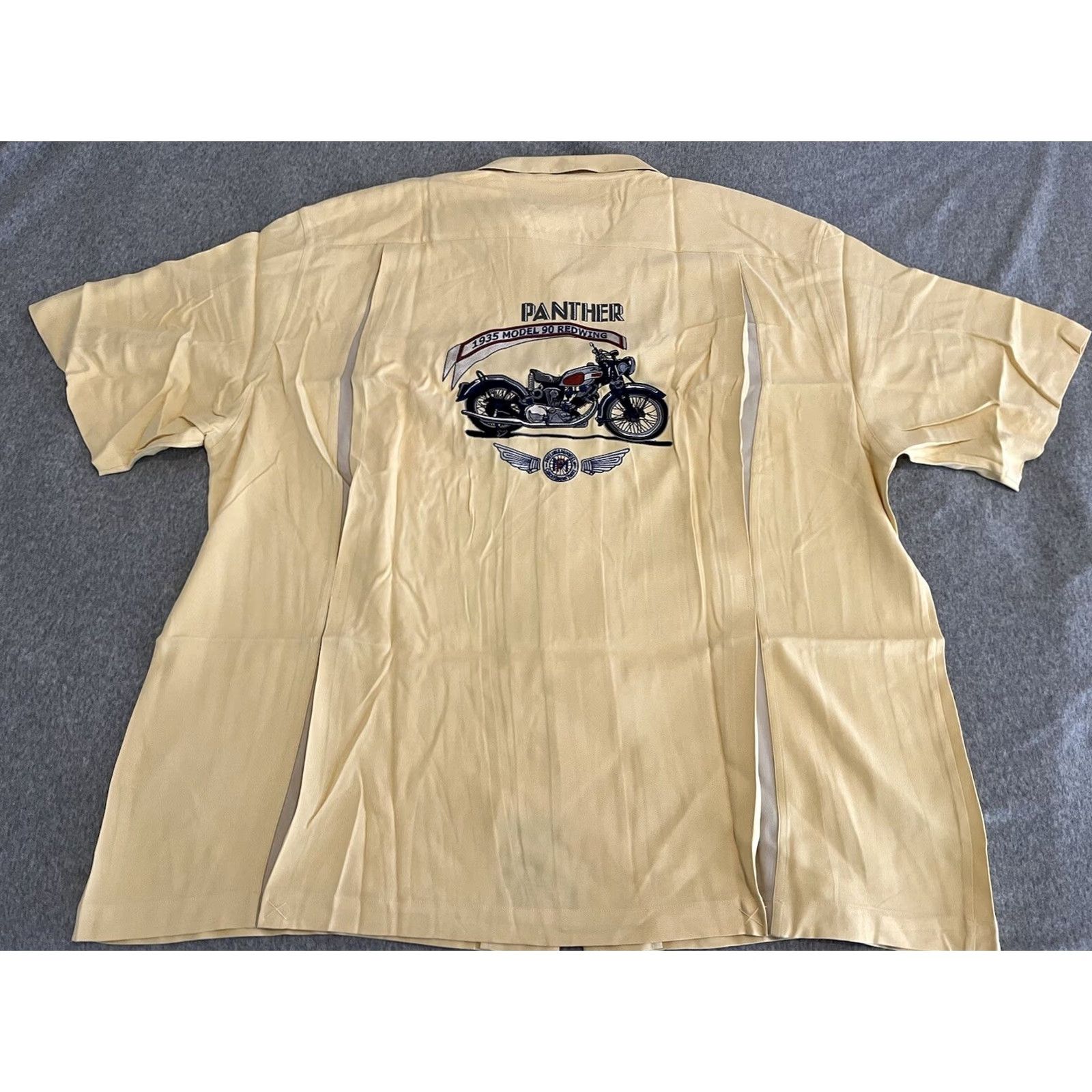 Nat Nast Nat Nast Limited Edition Embroidered Silk Shirt Motorcycles XXL 2XL Nylon? Size US XXL / EU 58 / 5 - 2 Thumbnail