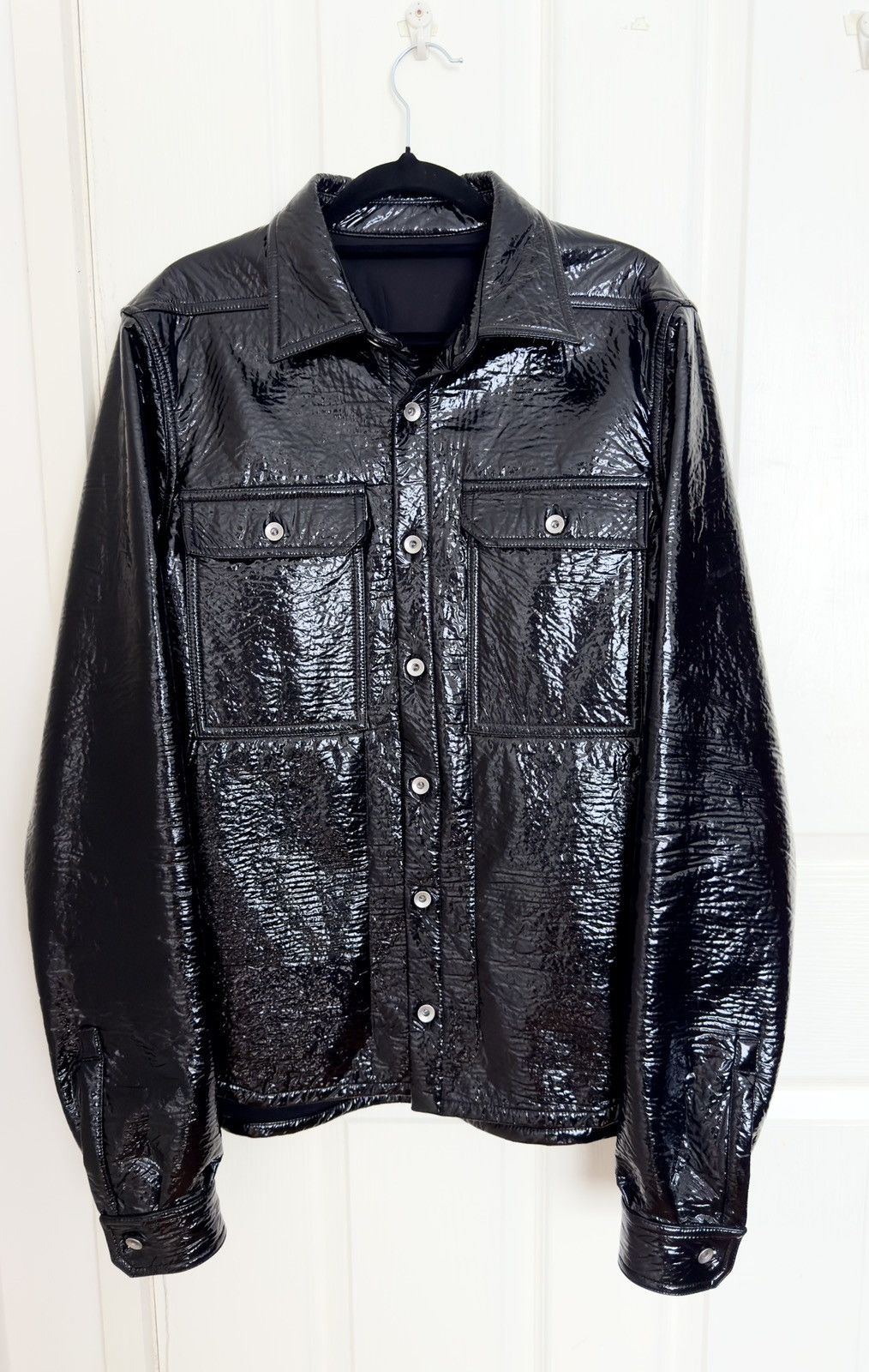 Rick Owens Drkshdw black coated jacket