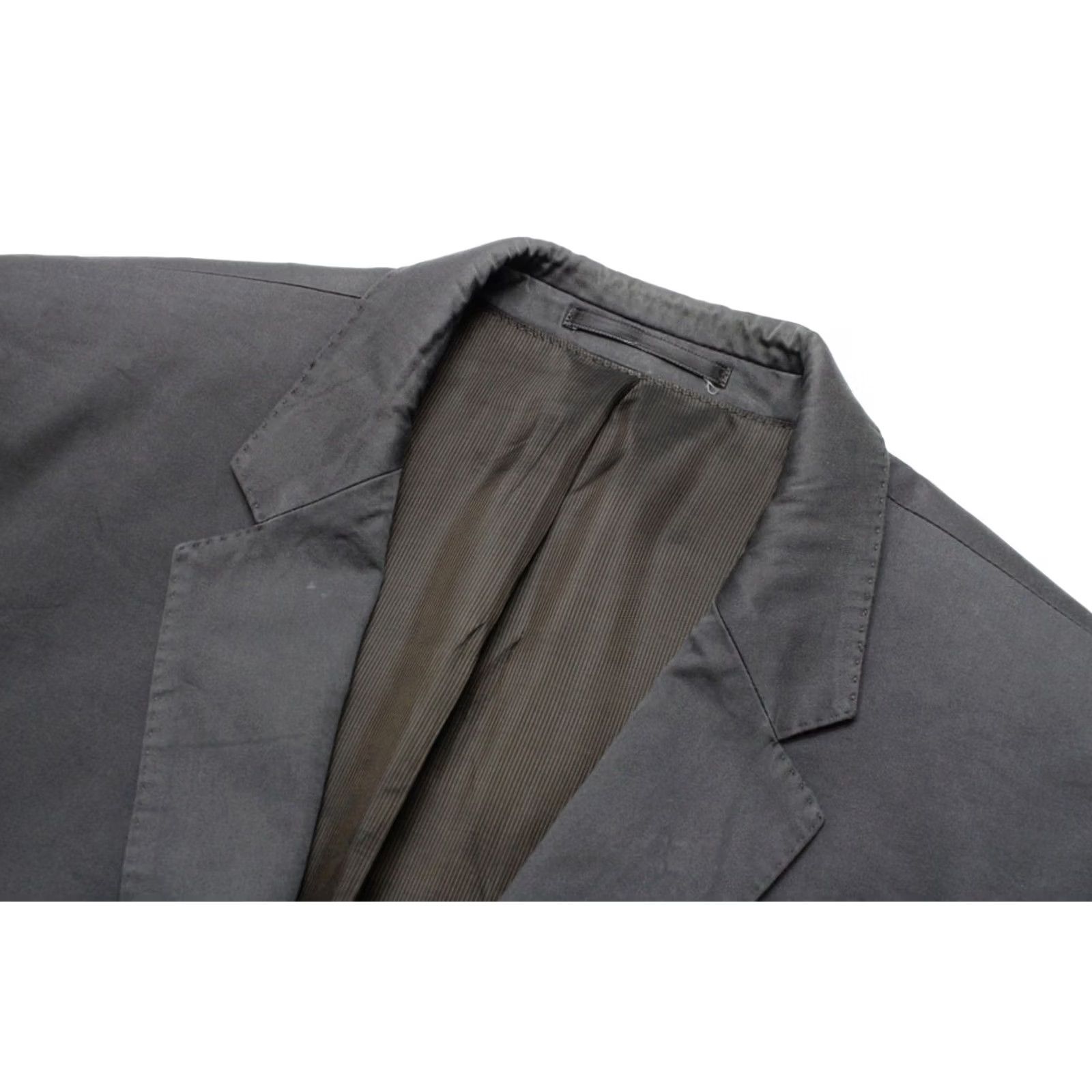 Hugo Boss HUGO BOSS Blazer Men US 40R Notch Lapel Single-Breasted Grey 98% Cotton 2% Elastane Lined Stretch Vintage: No Size 40R - 5 Thumbnail