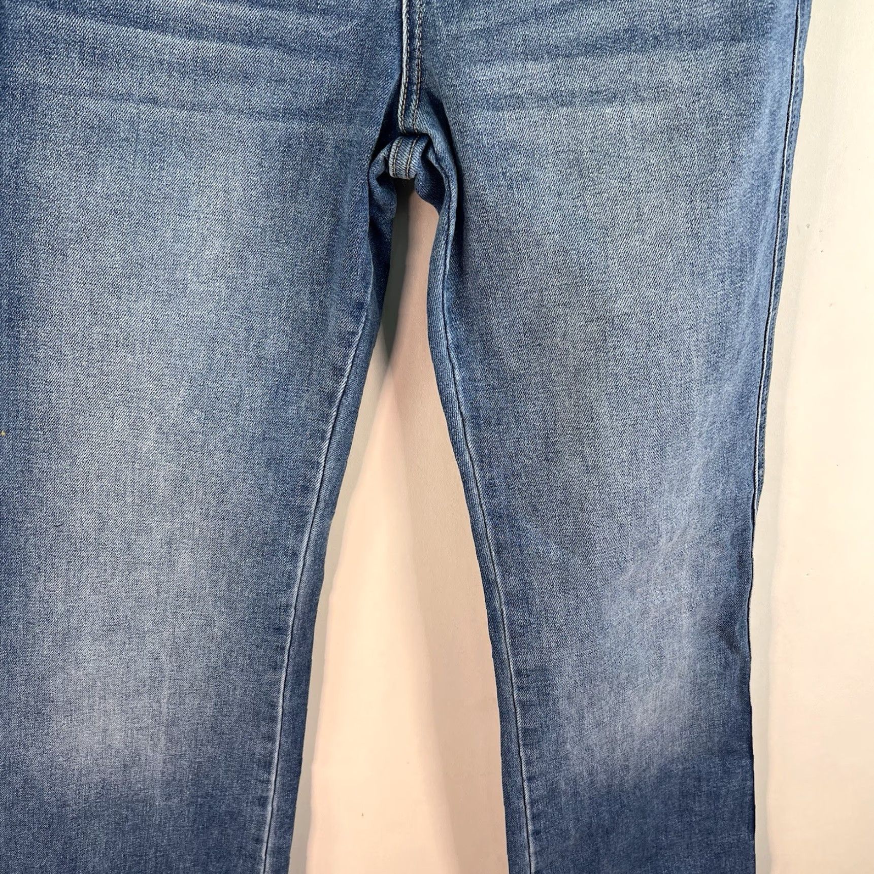 Denime CELLO Jeans Slim Boyfriend Straight Denim Size 5 Adult 30x33 Blue 5-Pocket Zipper Button 80s 90s Grunge Womens Size 27" / US 4 / IT 40 - 3 Thumbnail