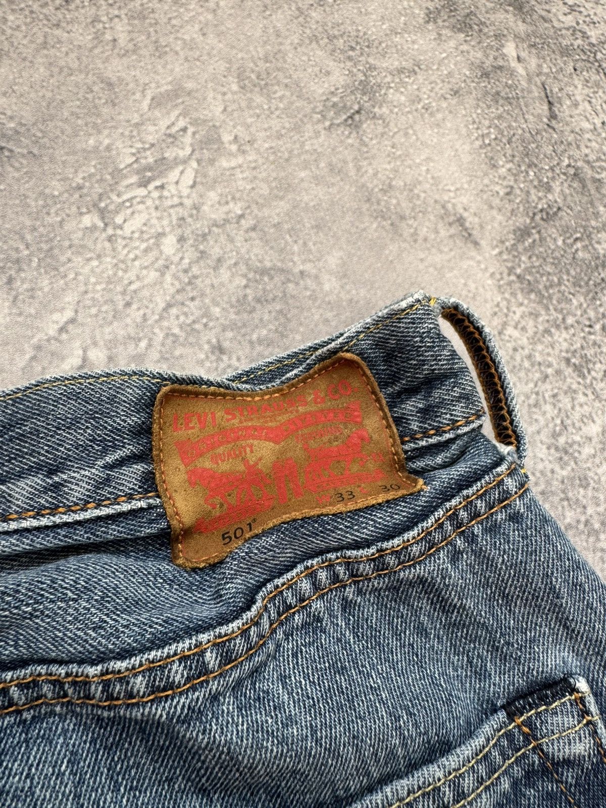Levi's Levis 501 Distressed Jeans 33x30 Size US 33 - 18 Thumbnail