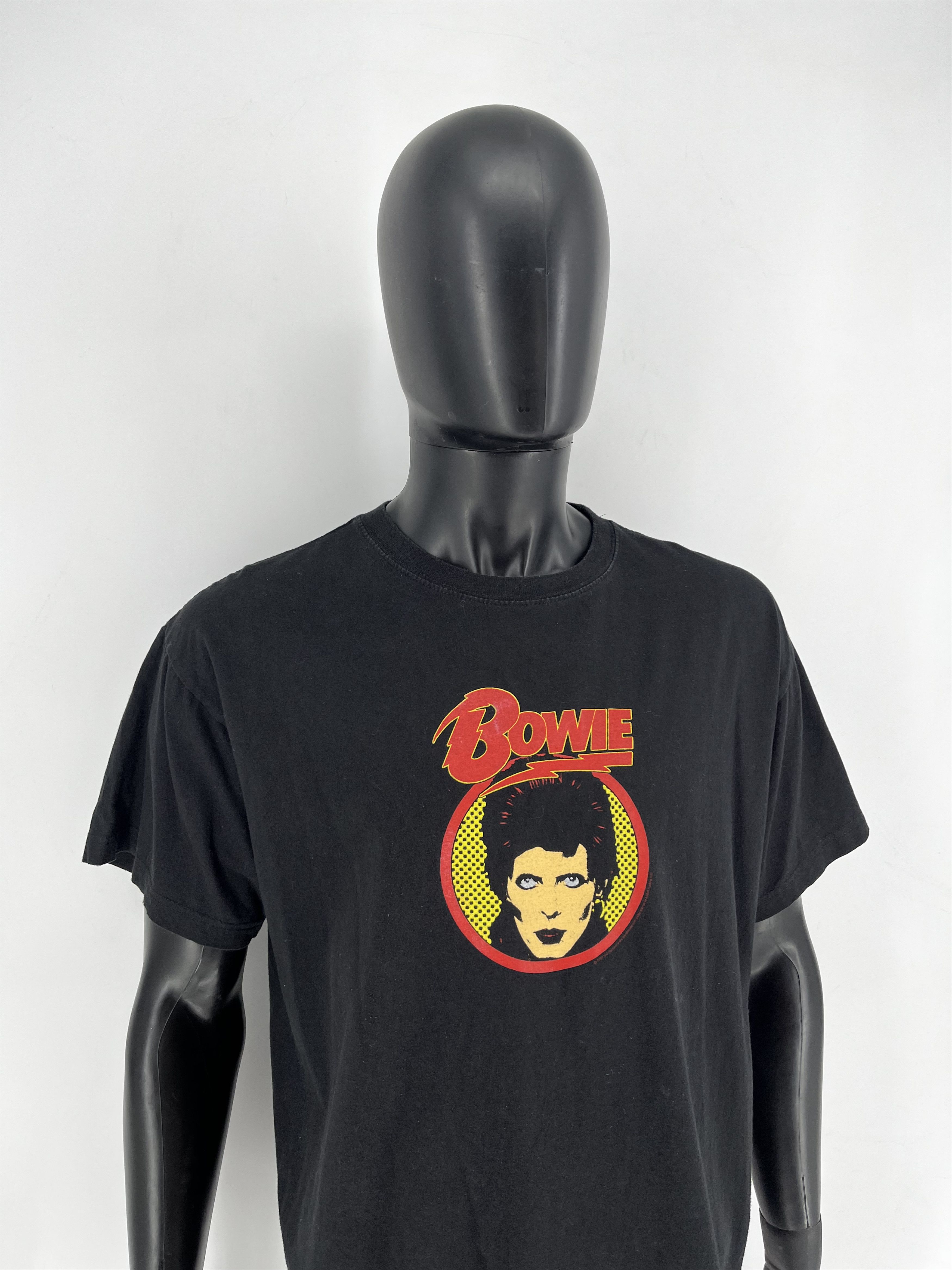 Other Men’s Vintage T-Shirt Bowie 2003 Size L Rock Band Black Size US L / EU 52-54 / 3 - 3 Thumbnail