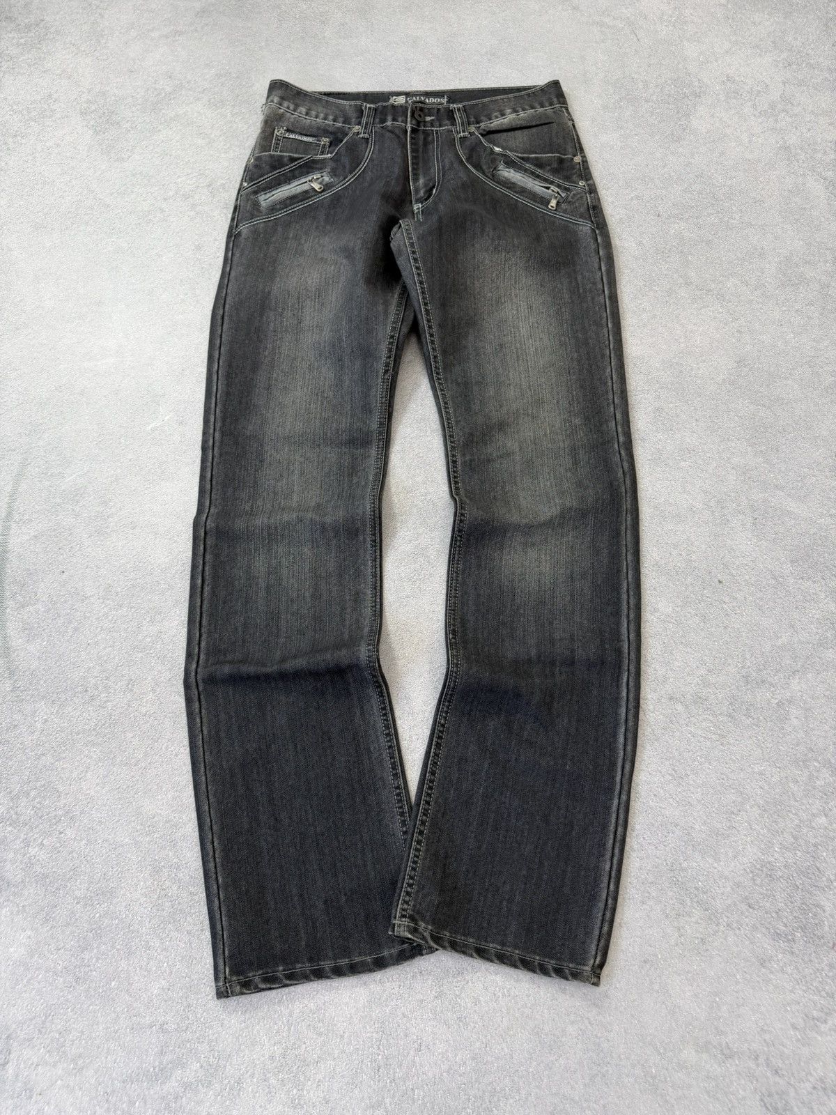 Hedi Slimane Vintage Dior Hedi Slimane Style Washed Denim Jeans Size US 30 / EU 46 - 2 Thumbnail