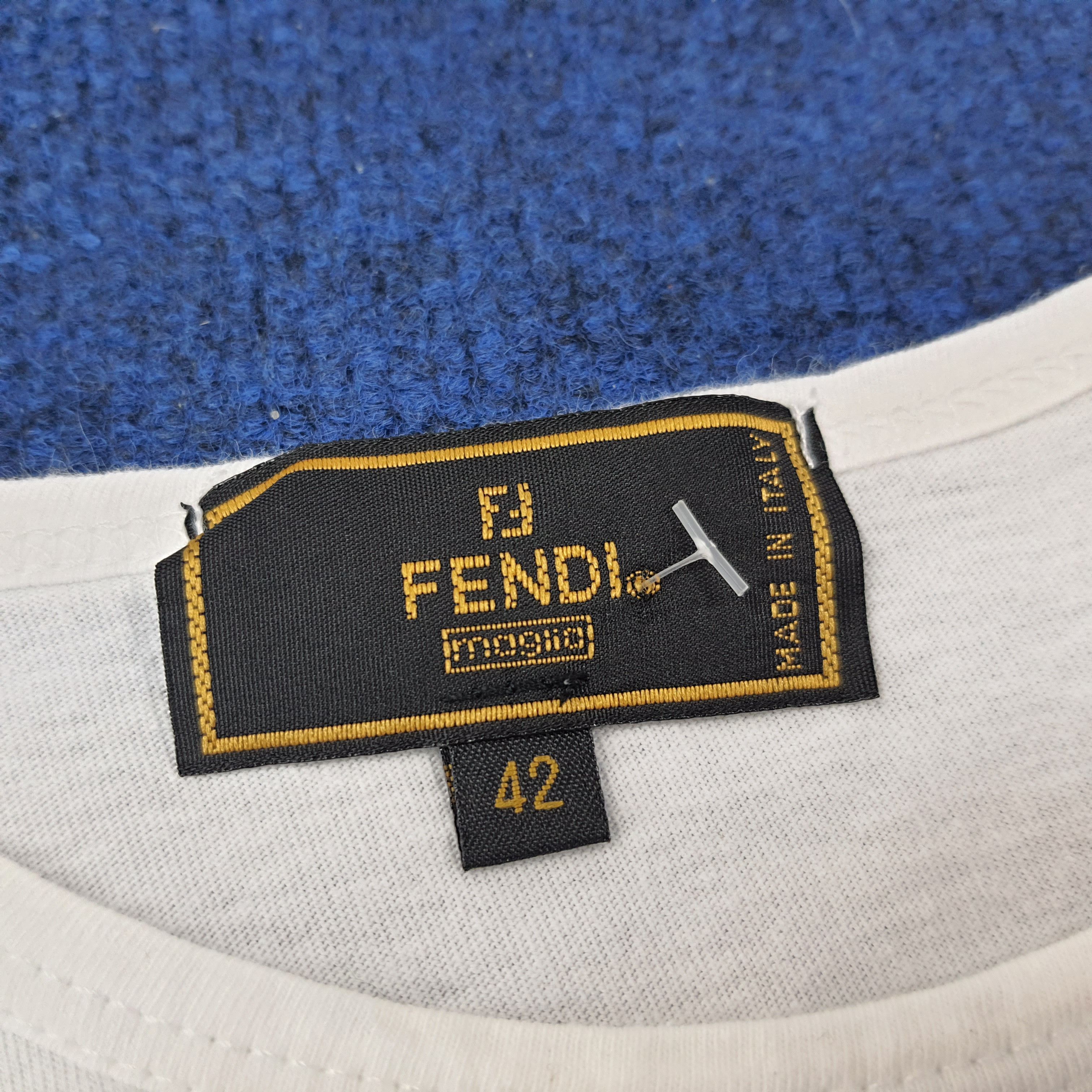 Fendi × Vintage Vintage Fendi Italian Designer Tshirt C219N43 Size US M / EU 48-50 / 2 - 5 Thumbnail