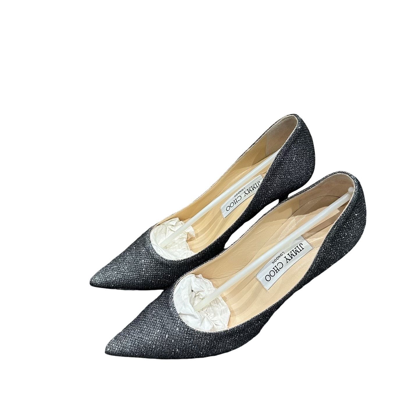 Jimmy Choo Jimmy Choo Glitter Pointed Toe Heels Size 36.5 Size US 6.5 / IT 36.5 - 1 Thumbnail