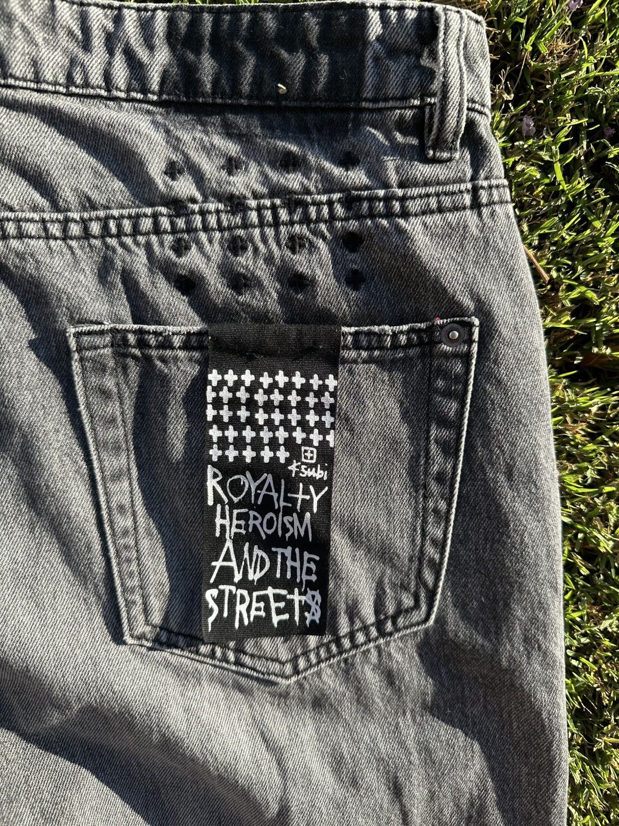 Ksubi Smoked Gray Straight Leg Ksubi Jeans Size US 33 - 8 Thumbnail