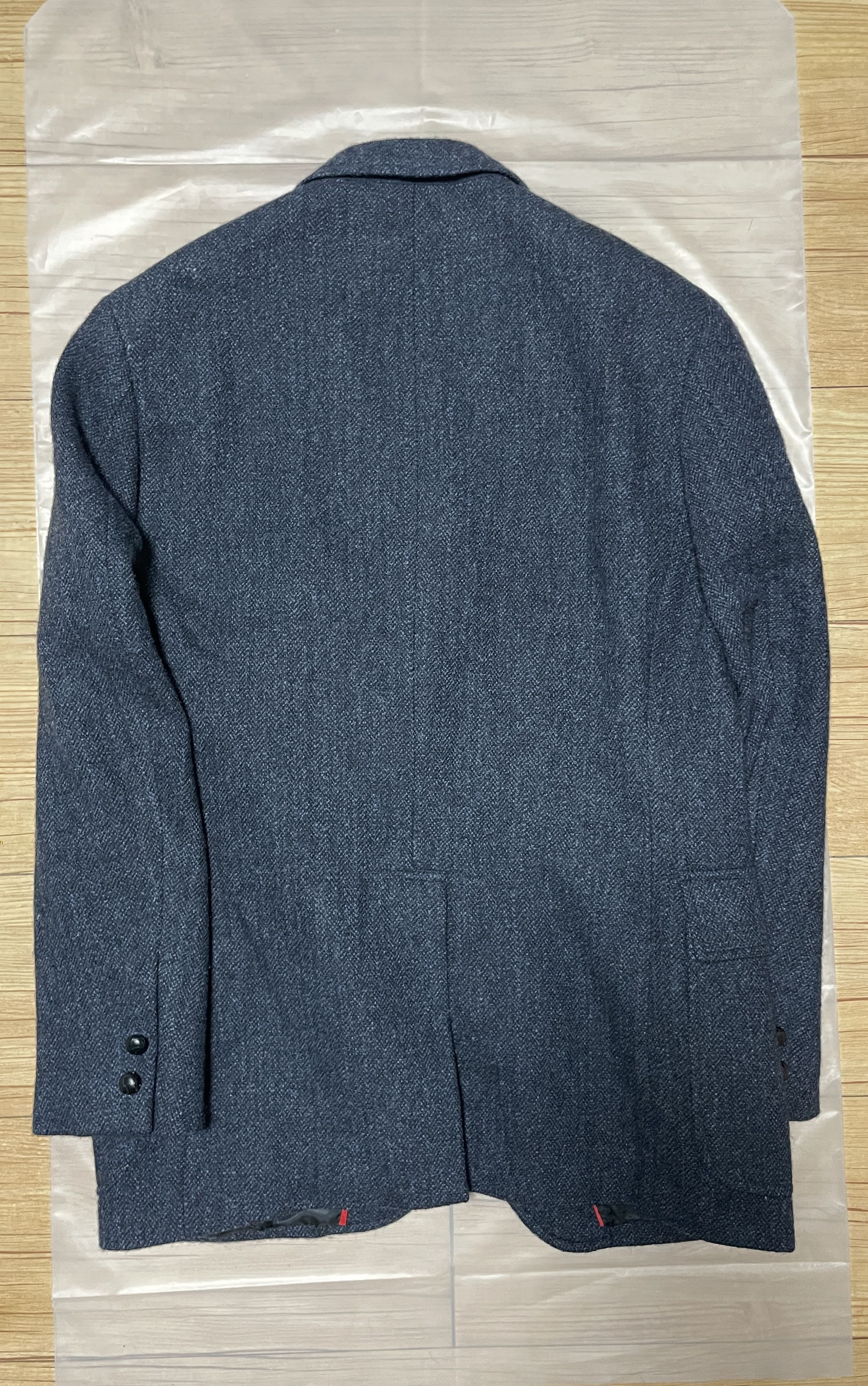 J. Press J.Press Lovat Tweed herringbone Navy 3 piece suit L-XL Size 40L - 24 Thumbnail